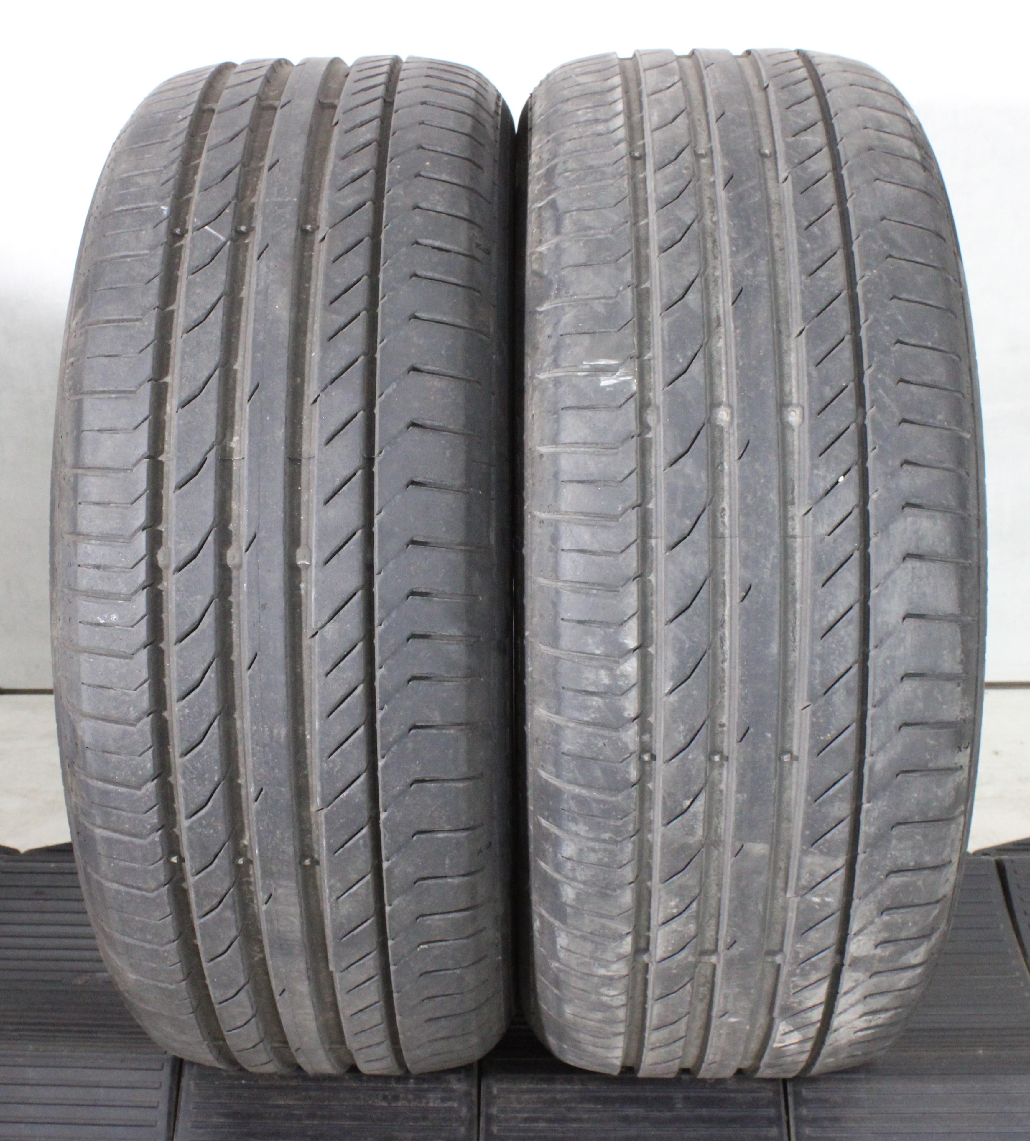 2 x 225/50R17 94W Sommerreifen Continental Sport Contact 5 SSR* Runflat 5,5-6mm 2023