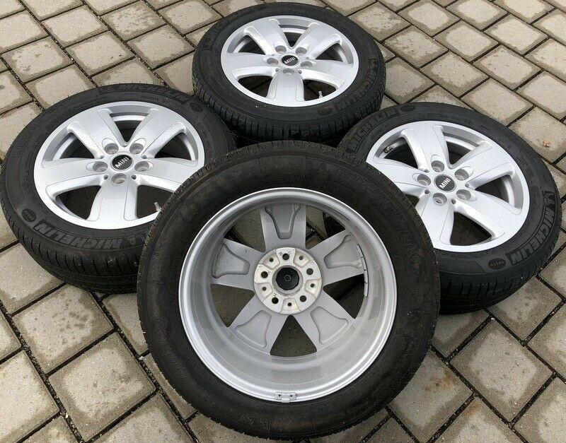 4 ORIGINELE ALUMINIUM ZOMERWIELEN ZOMERBANDEN MINI CLUBMAN F54 RDKS