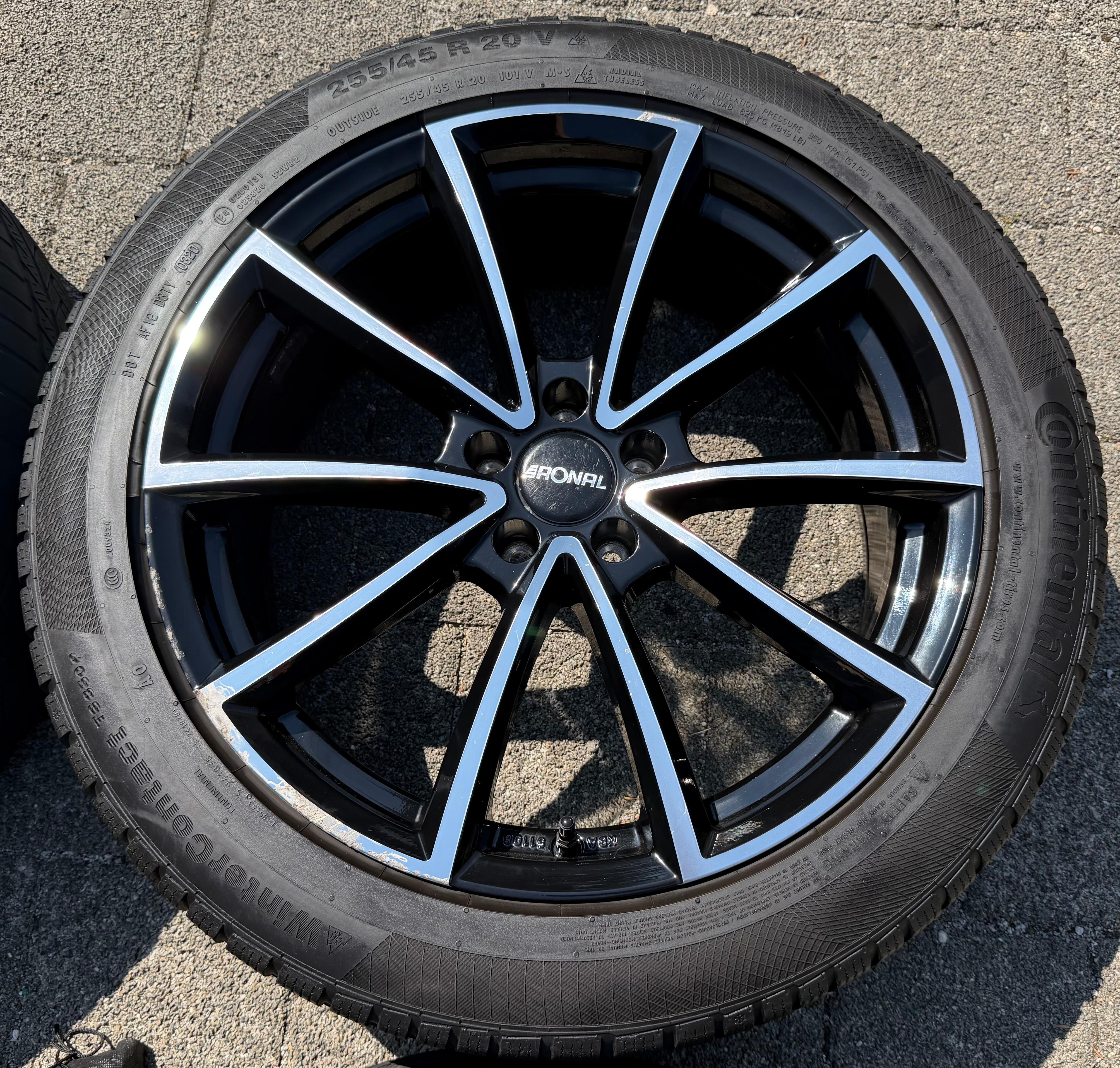 4 ALUFELGEN 20" MERCEDES E-KLASSE GLC S-KLASSE GLC AUDI Q5 A4 A8 8x20 ET35