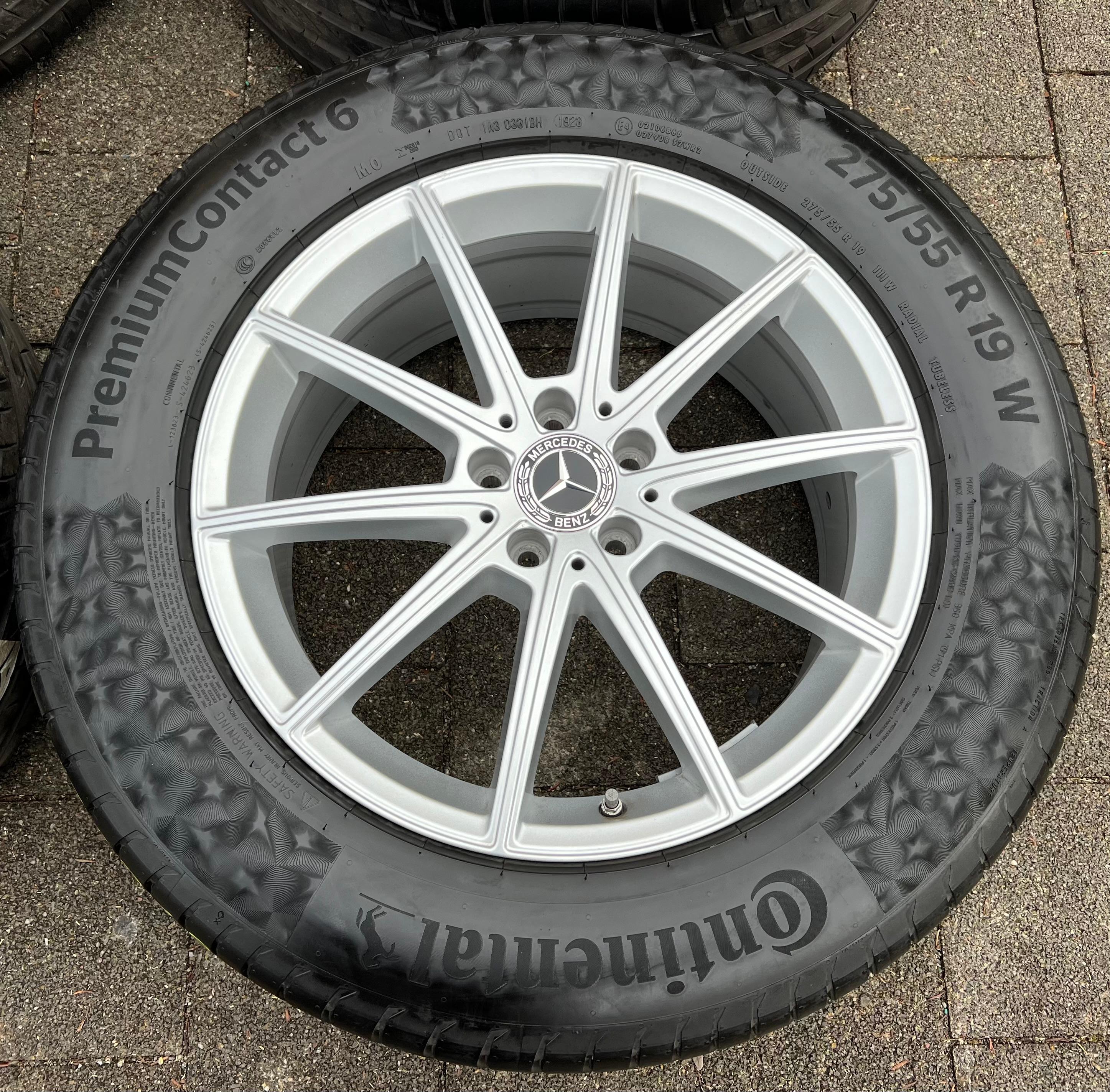 4 ORIGINAL 19" ALU SOMMERRÄDER MERCEDES GLE C167 V167 A1674010500 275/55R19 111W