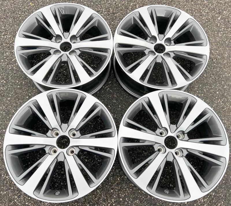 4 ORIGINAL 17" ALUFELGEN FELGEN PEUGEOT 208 C 9801532277 7x17 ET20 NEU