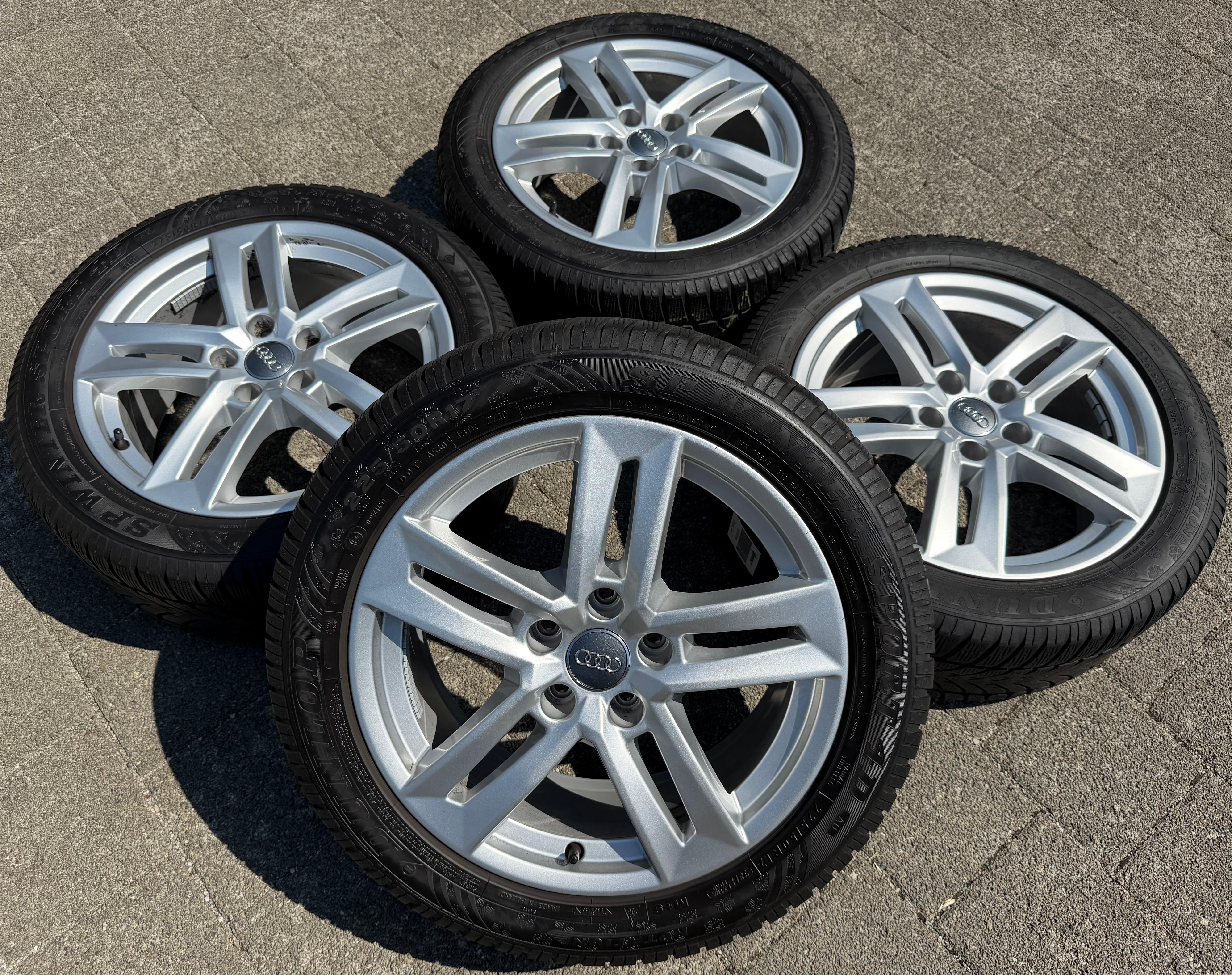 4 jantes en alliage d'origine 17 pouces Audi A4 8W B9 8W0601025P 7x17 ET42