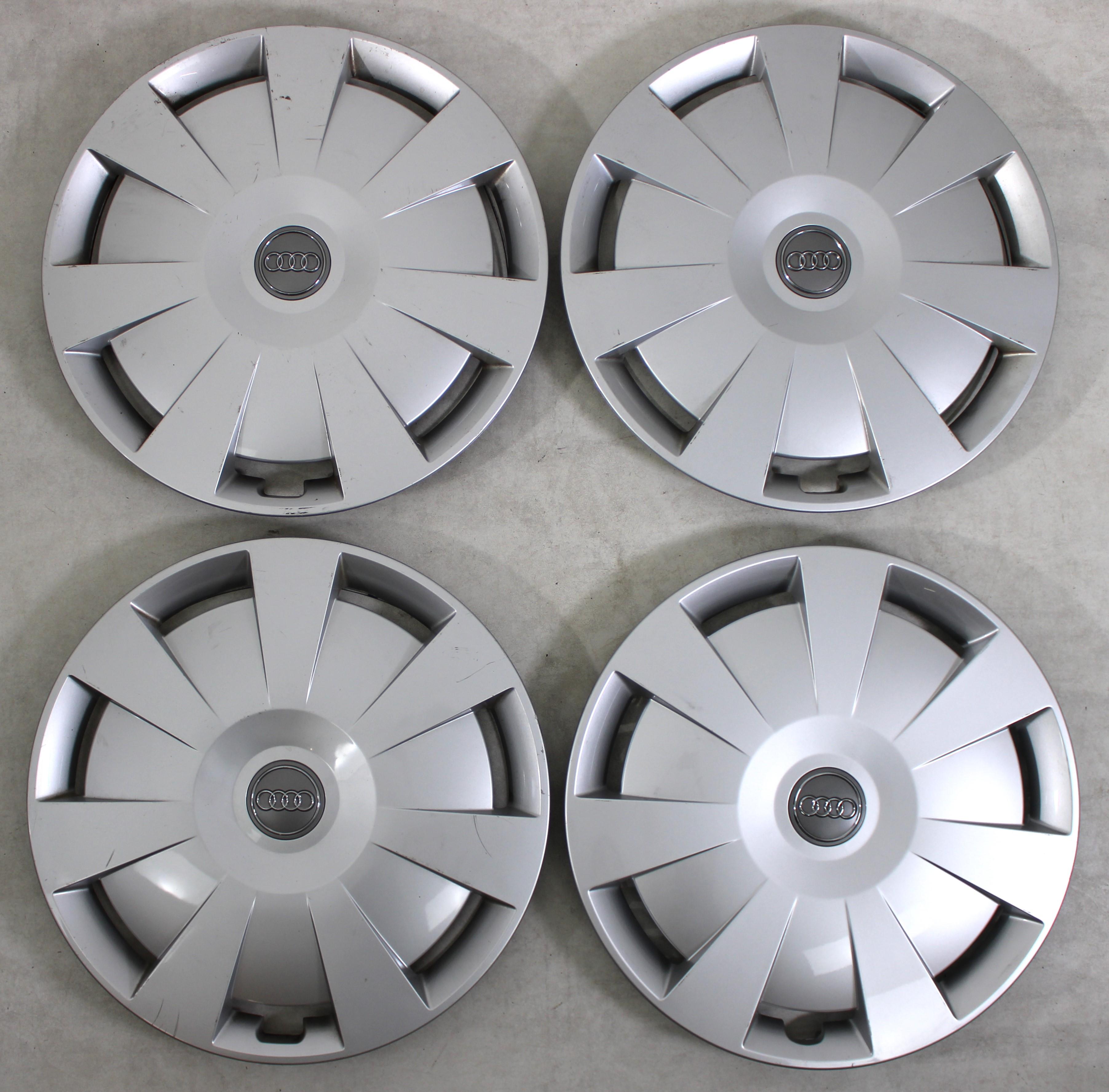4 ORIGINAL 16" RADKAPPEN AUDI A3 8P 8V A4 8E 8K 8V0601147C FREIHAUS