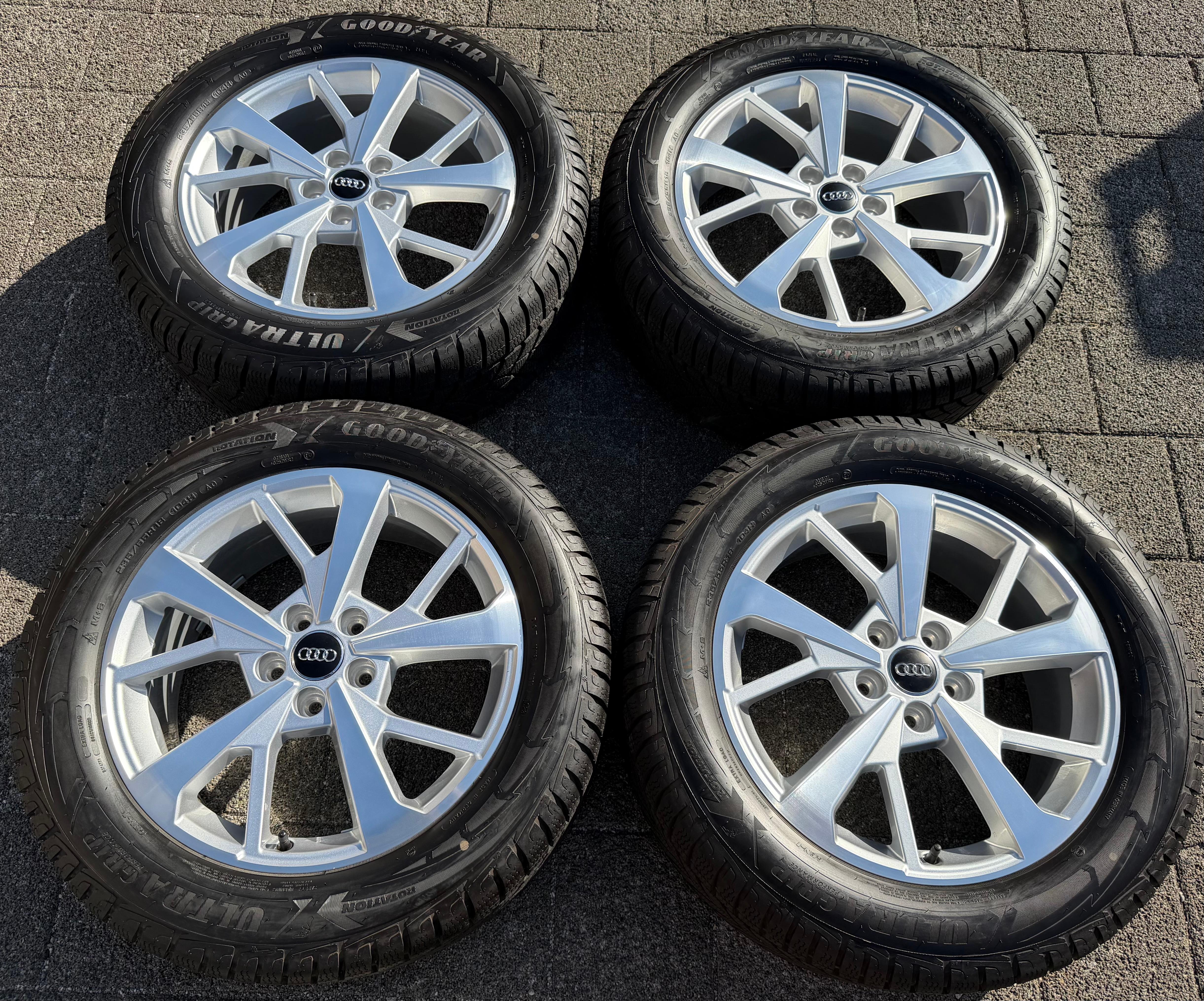 4 Original 18" Alu Winterräder Audi Q3 F3 83A 83A601025J 235/55R18 104H Goodyear
