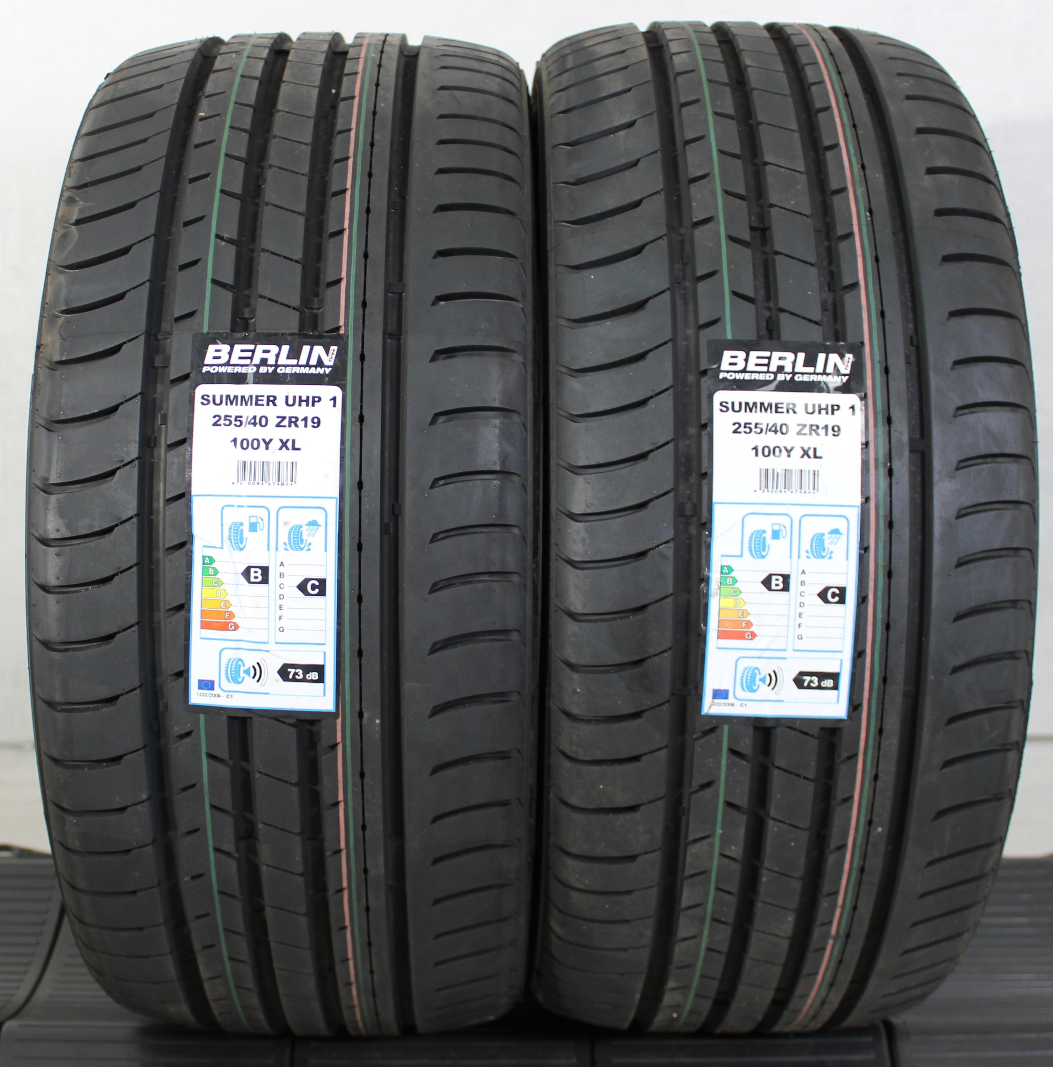 2 x 255/40R19 100Y neumáticos de verano Berlin Tires Summer UHP1 2019 XL