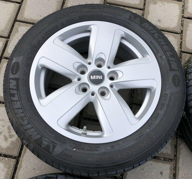 4 ORIGINELE ALUMINIUM ZOMERWIELEN ZOMERBANDEN MINI CLUBMAN F54 RDKS