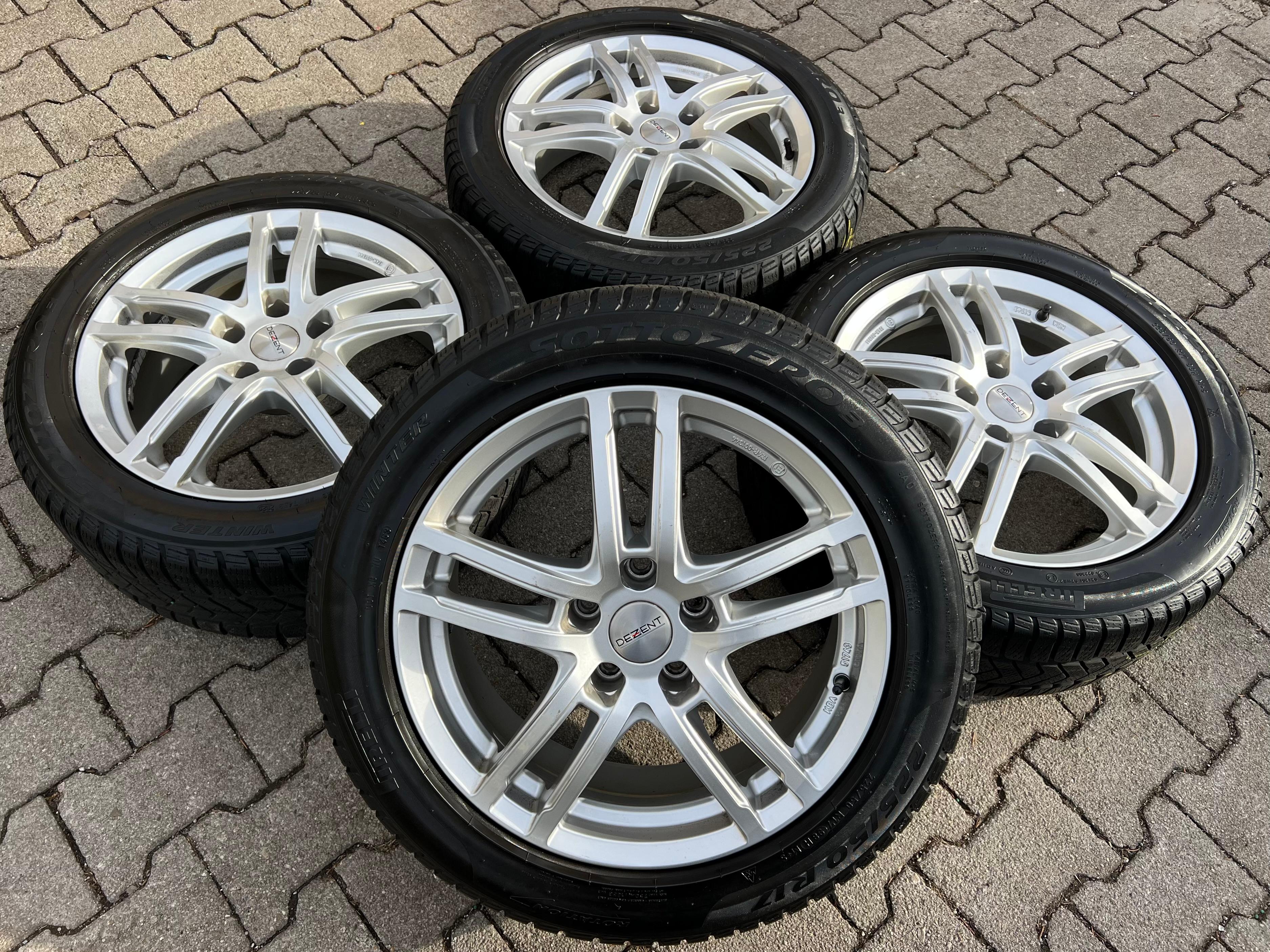 4 ALU 17" WINTERRÄDER AUDI A4 8K B8 B81 225/50R17 98H PIRELLI 2020 FREIHAUS