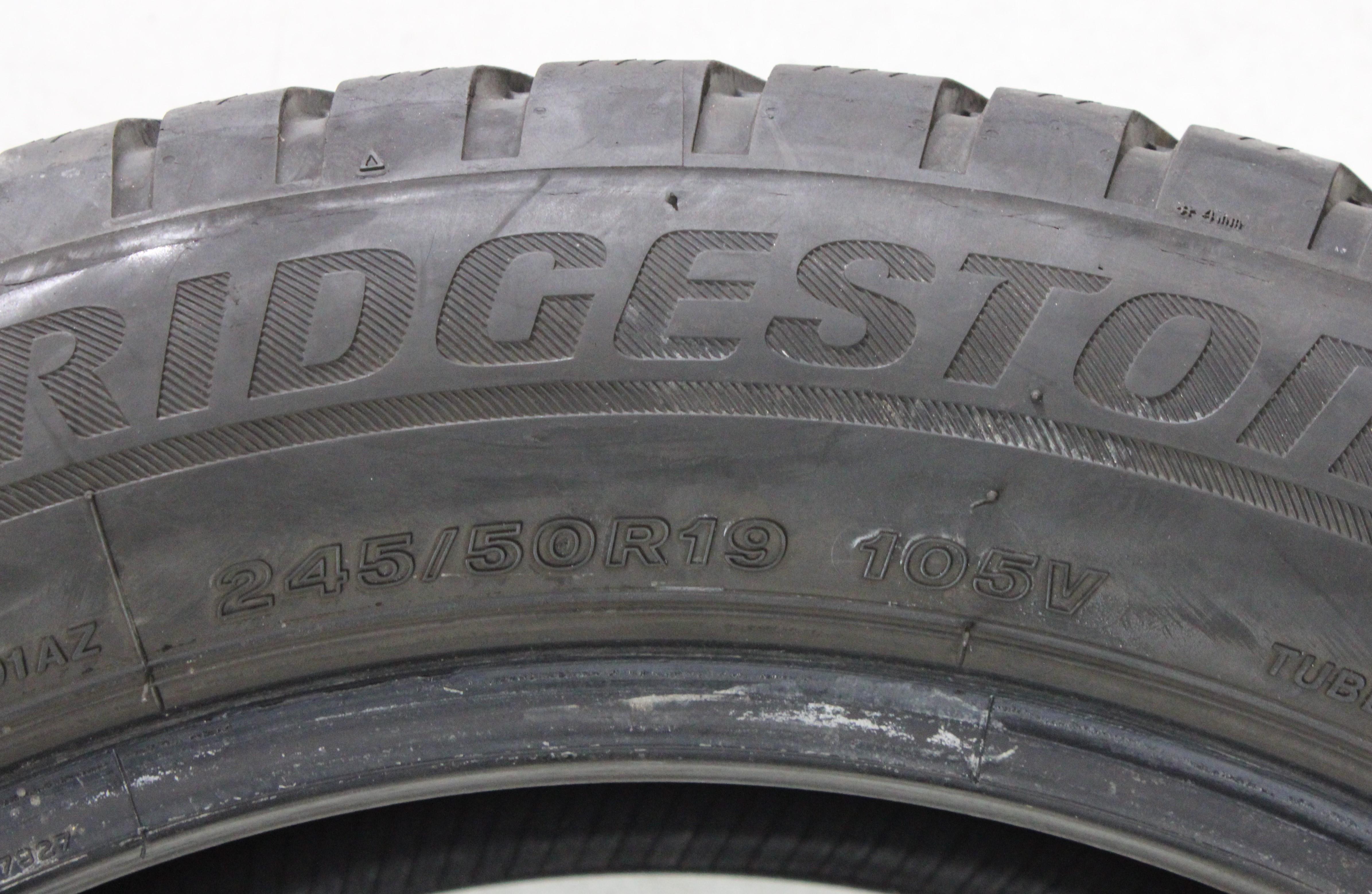 2 x 245/50R19 105V Winterreifen Bridgestone Blizzak LM001 * Runflat 6-6,5mm 2019