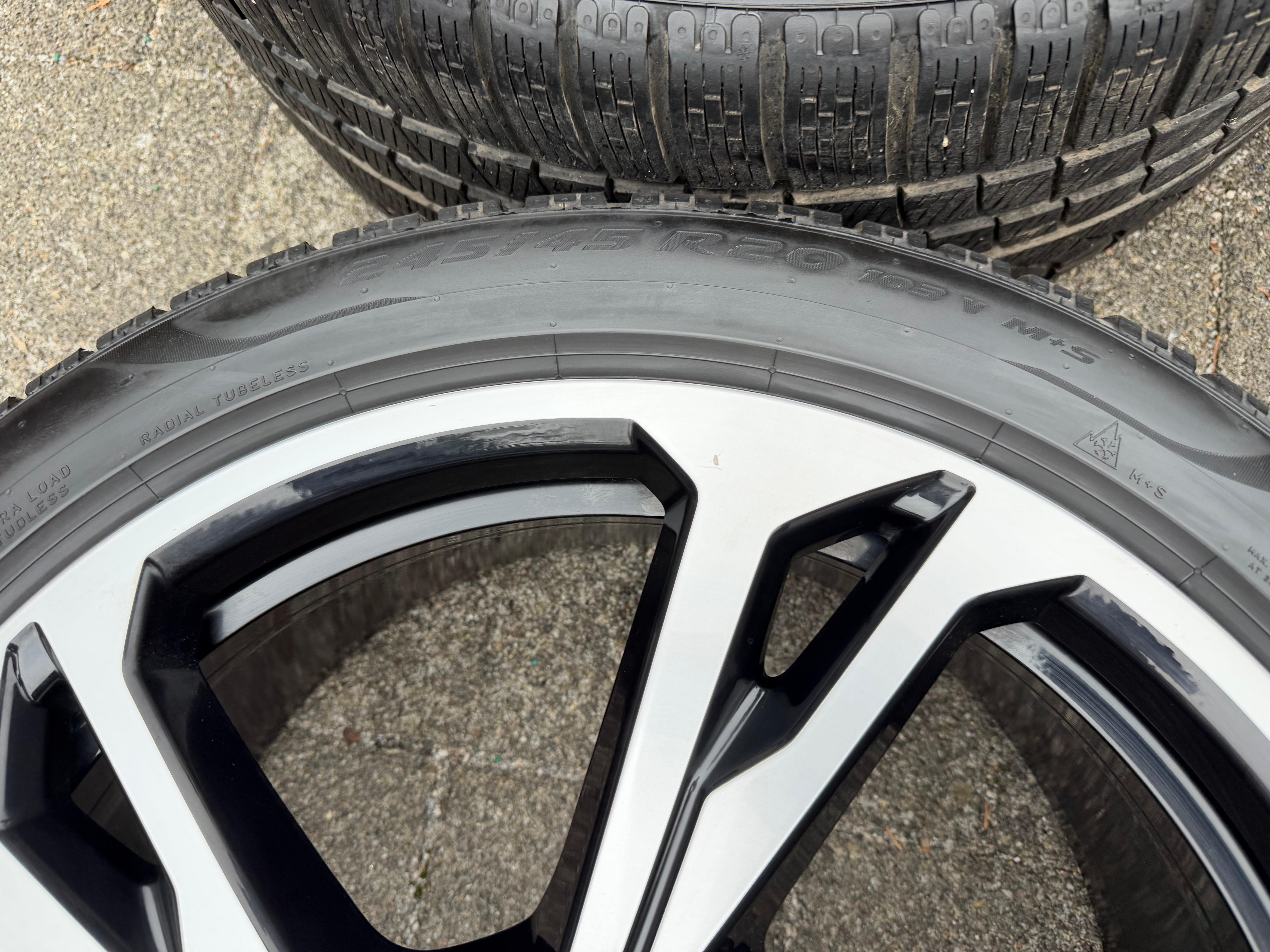 4 ORIGINAL 20" ALUFELGEN AUDI E-TRON GT RS 4J3601025AL 4J3601025AM TOP FREIHAUS