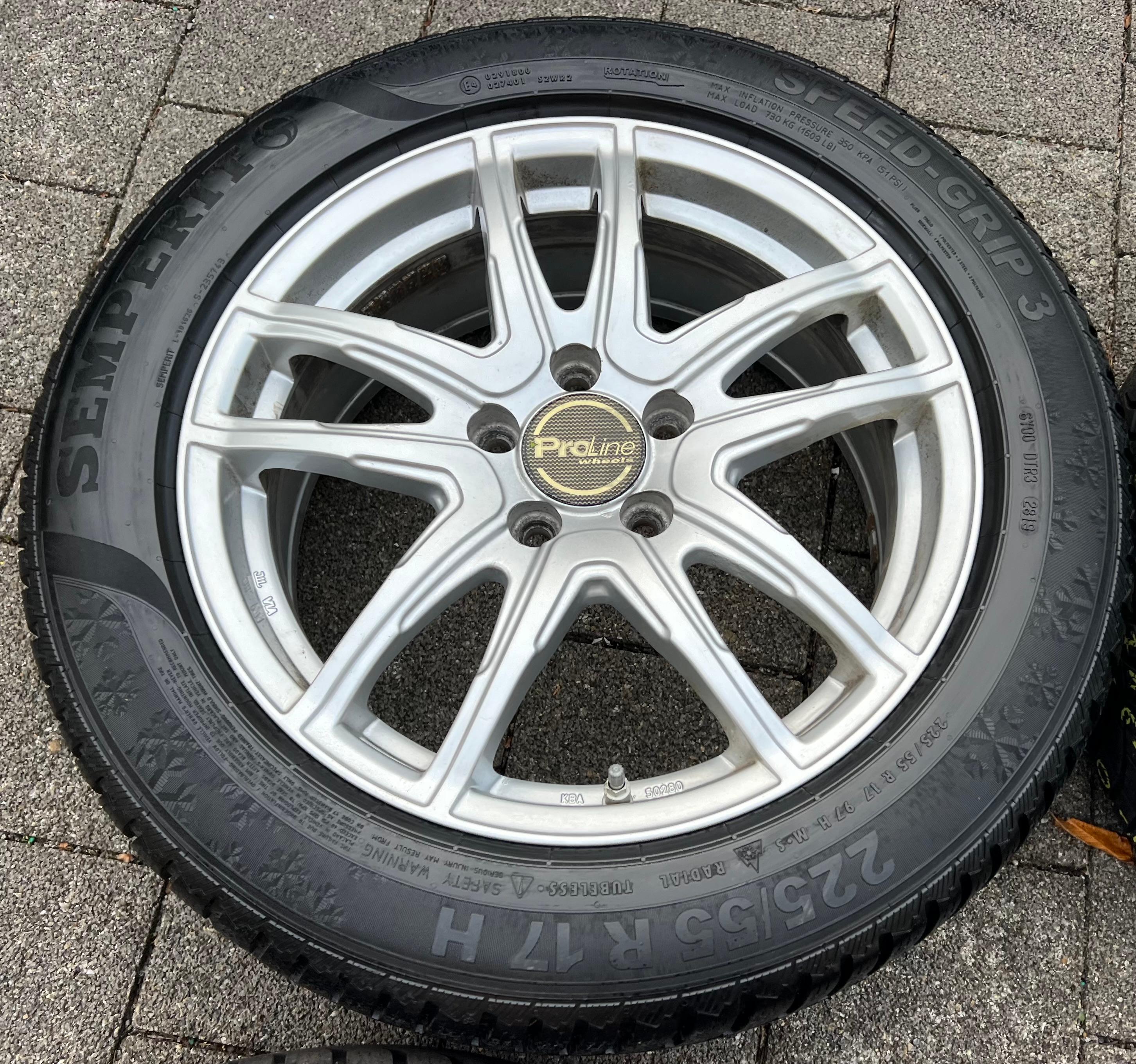 4 ALU 17" WINTERRÄDER BMW X1 F48 X2 F39 225/55R17 97H RDKS FREIHAUS