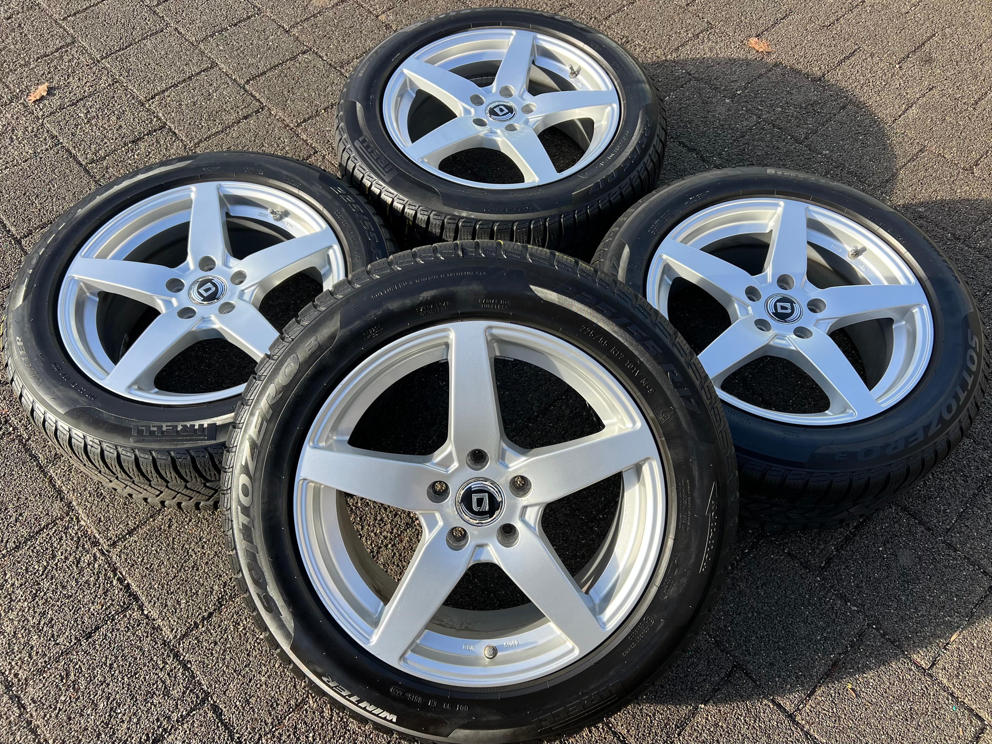 4 ALU 17" WINTERRÄDER BMW X1 F48 X2 F39 225/55R17 101V PIRELLI RDKS FREIHAUS