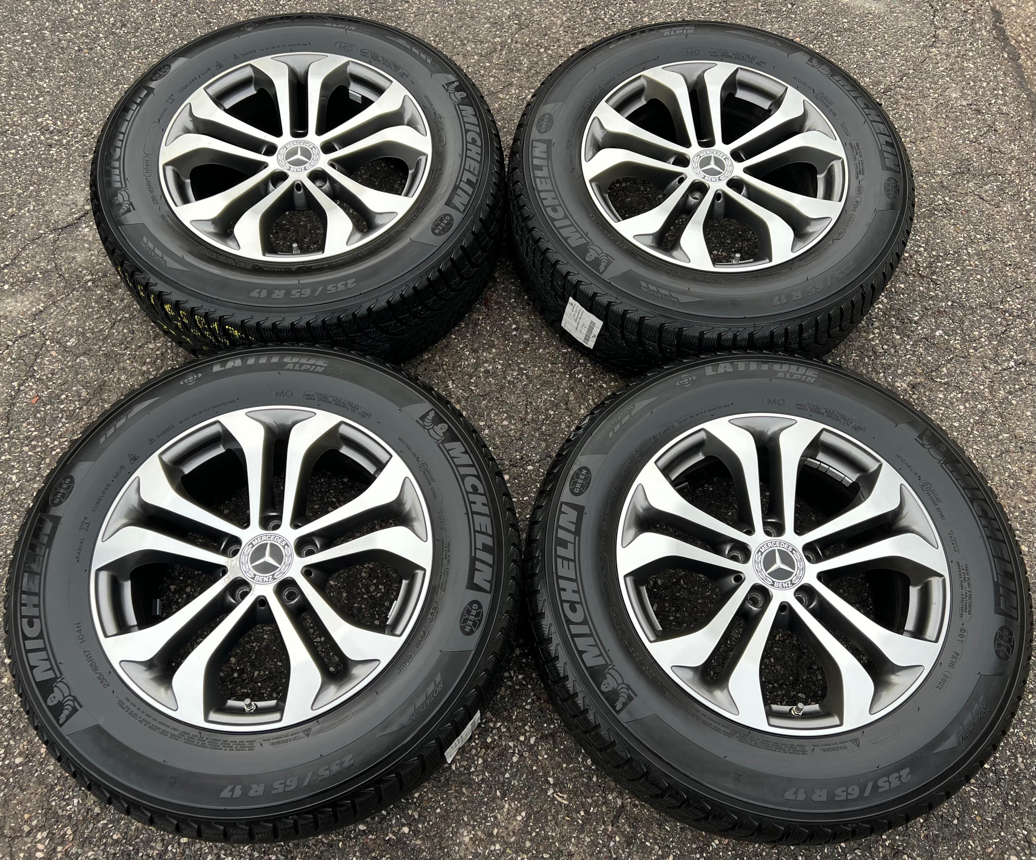 4 Original 17" Alufelgen Mercedes-Benz GLC 253 A2534010600 7,5x17 ET36