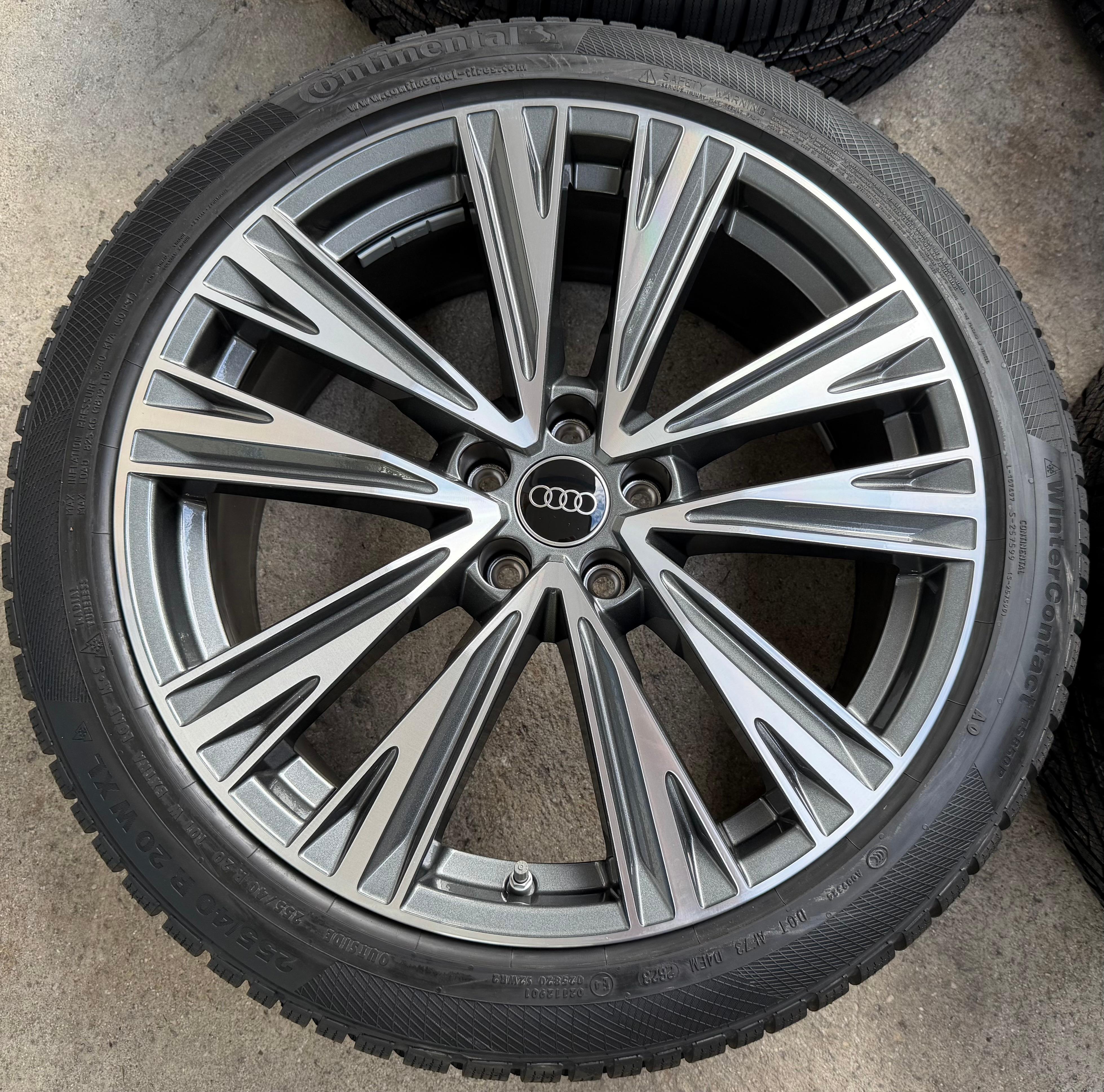 4 Original 20" Alu Winterräder AUDI A6 S6 C8 4K F2 4K0601025J 255/40R20 101W NEU