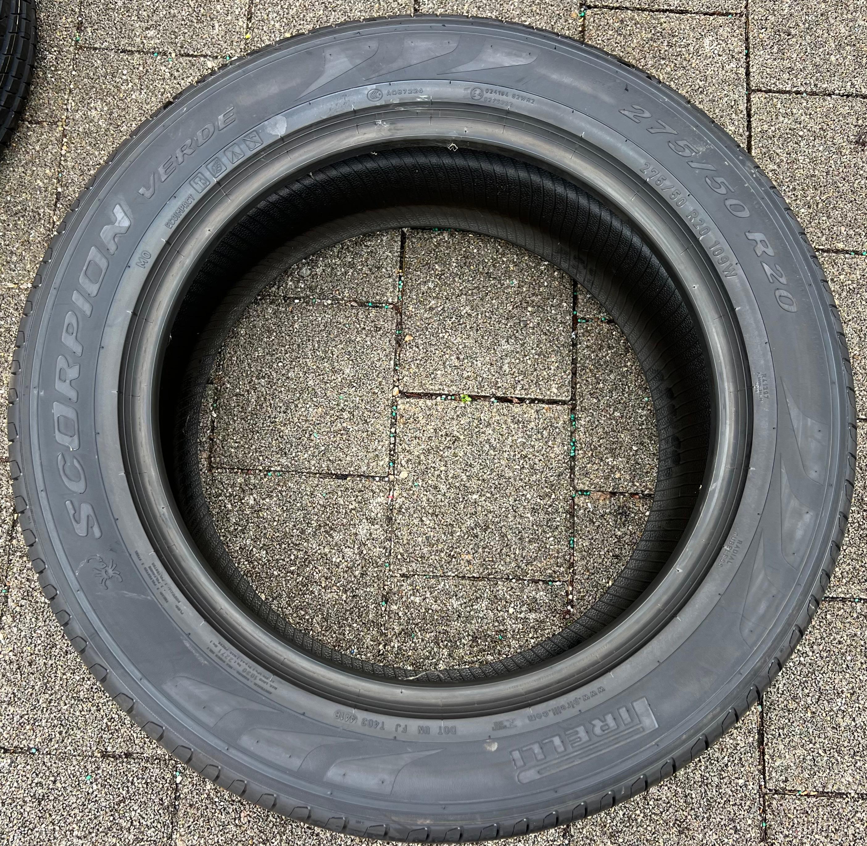1 x 275/50R20 109W zomerband Pirelli Scorpion Verde MO NIEUW 2018