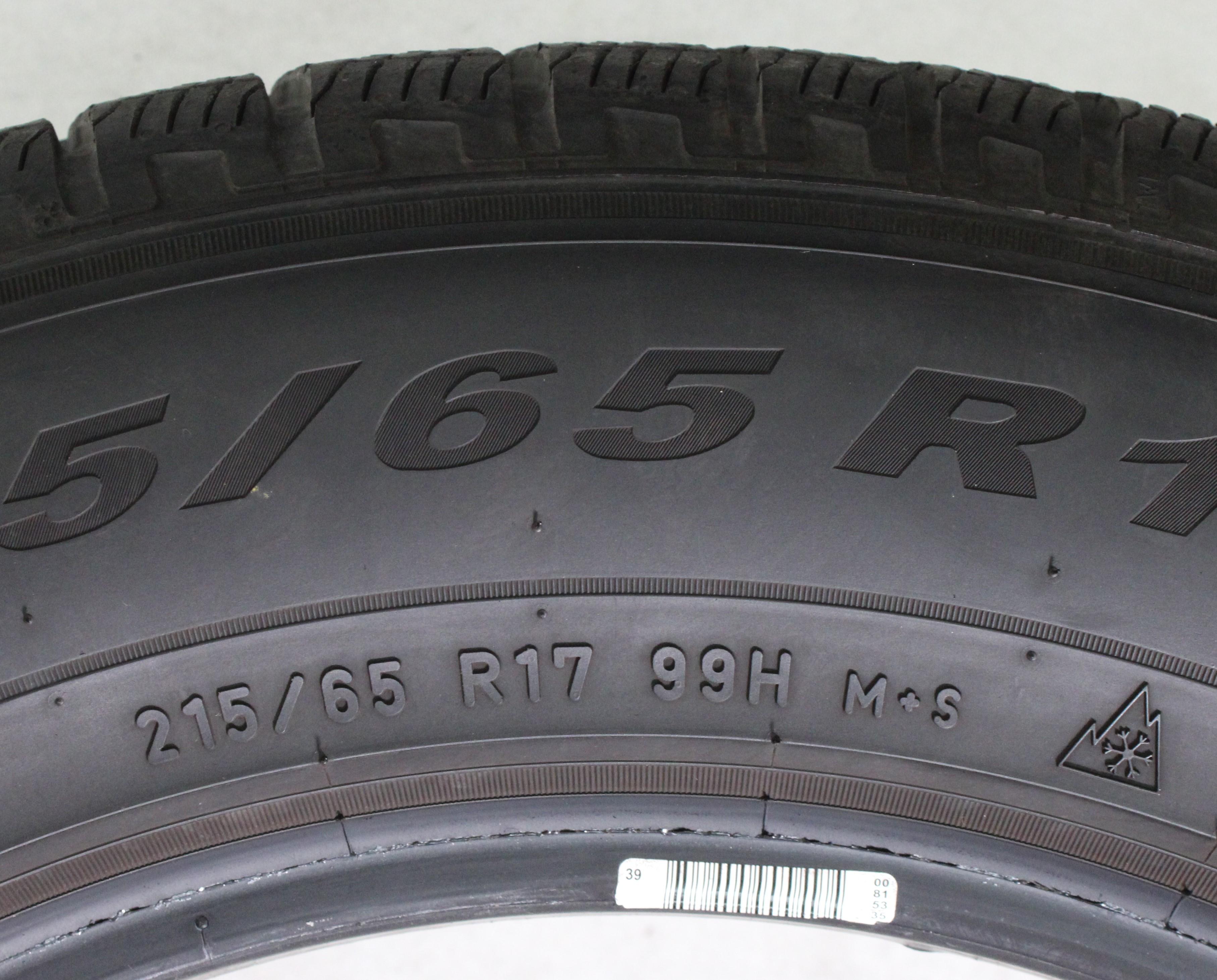 4 x 215/65R17 99H Winterreifen Pirelli Scorpion Winter 6,5mm 2016 Seal