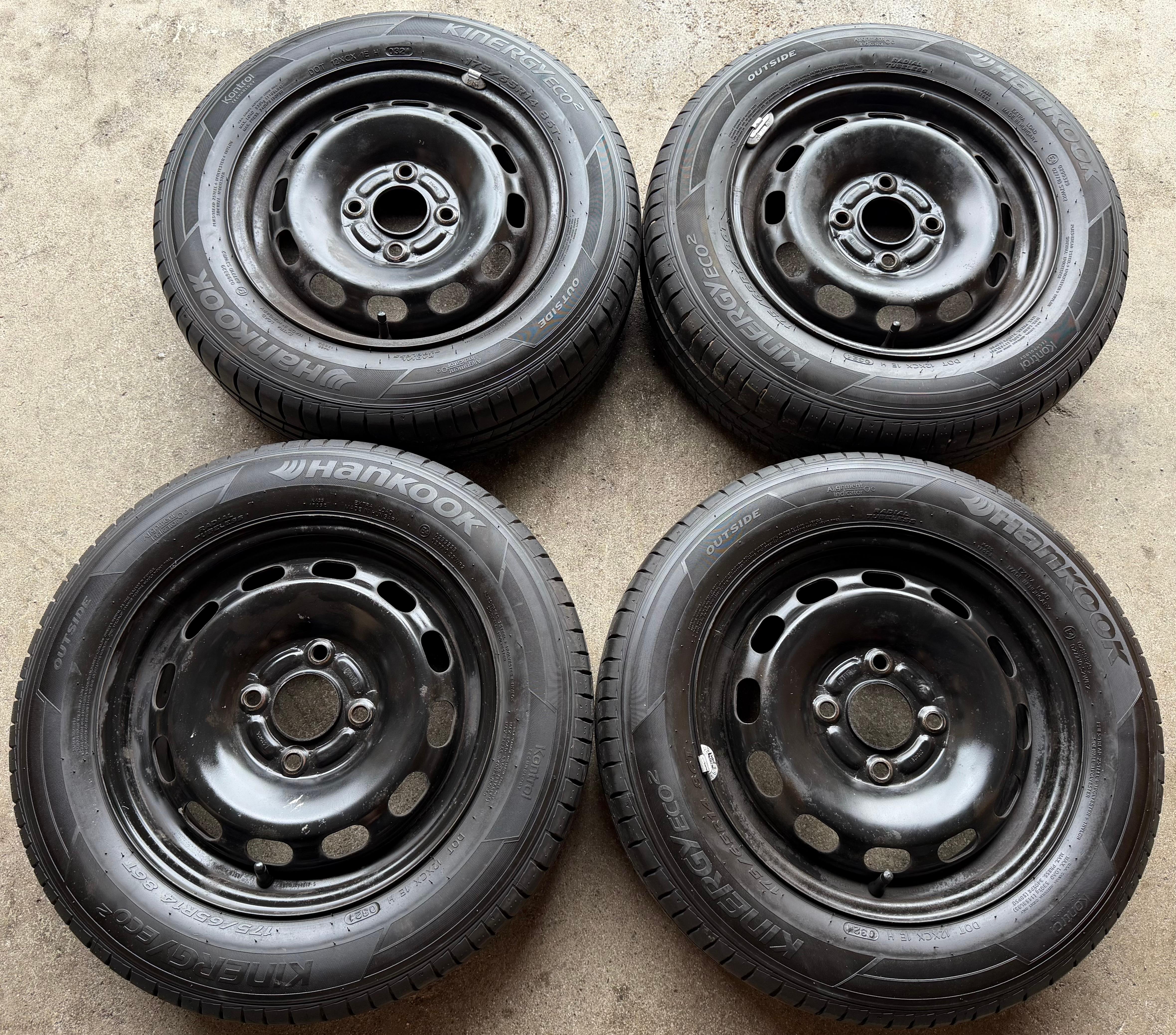 4 SOMMERRÄDER FORD FIESTA JD JD3 MAZDA 2 DY 175/65R14 82T HANKOOK 2021 FREIHAUS