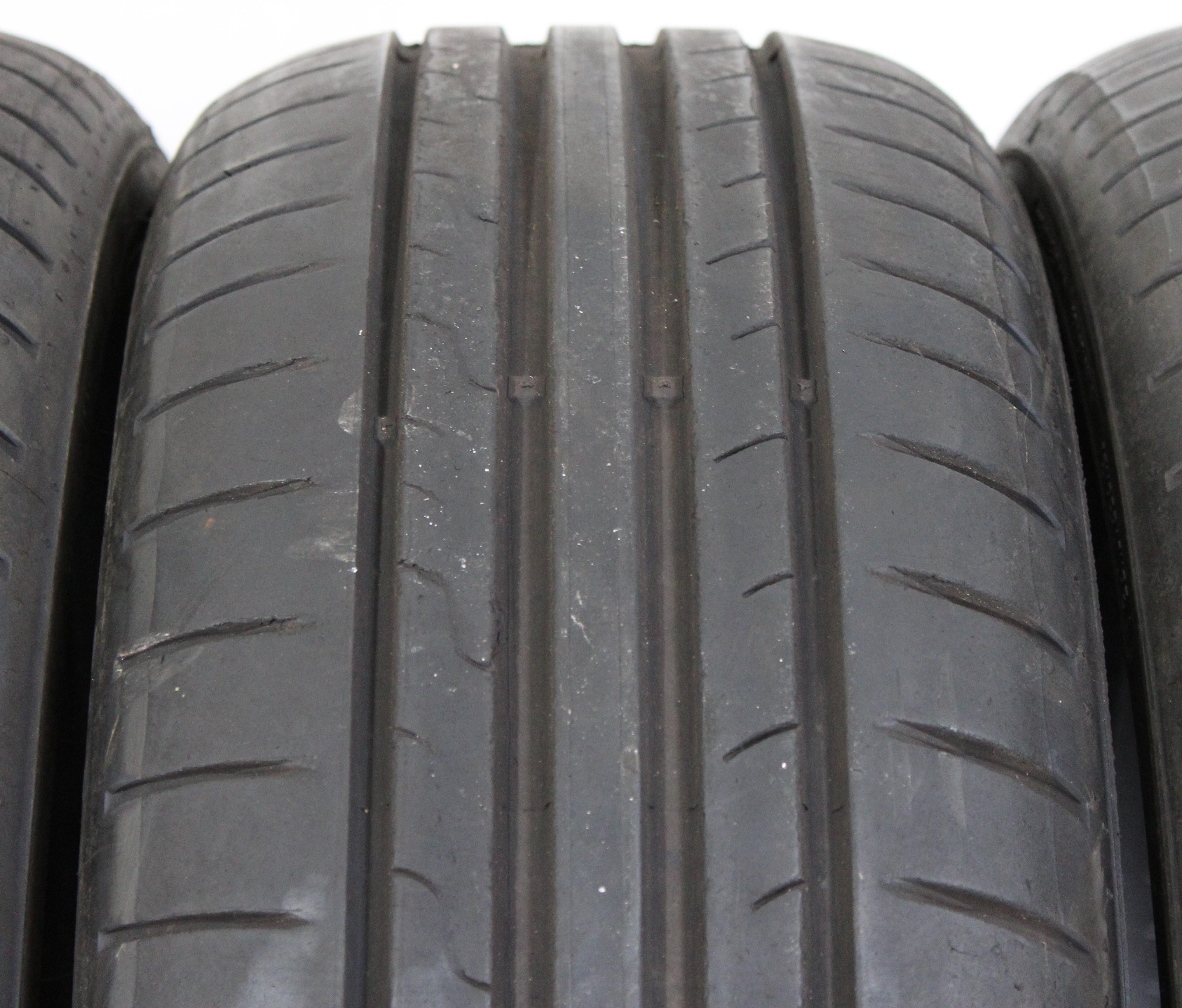 4 x 205/60R16 92V Sommerreifen Dunlop Sport Bluresponse 6,5-7mm 2x2018/2x2021