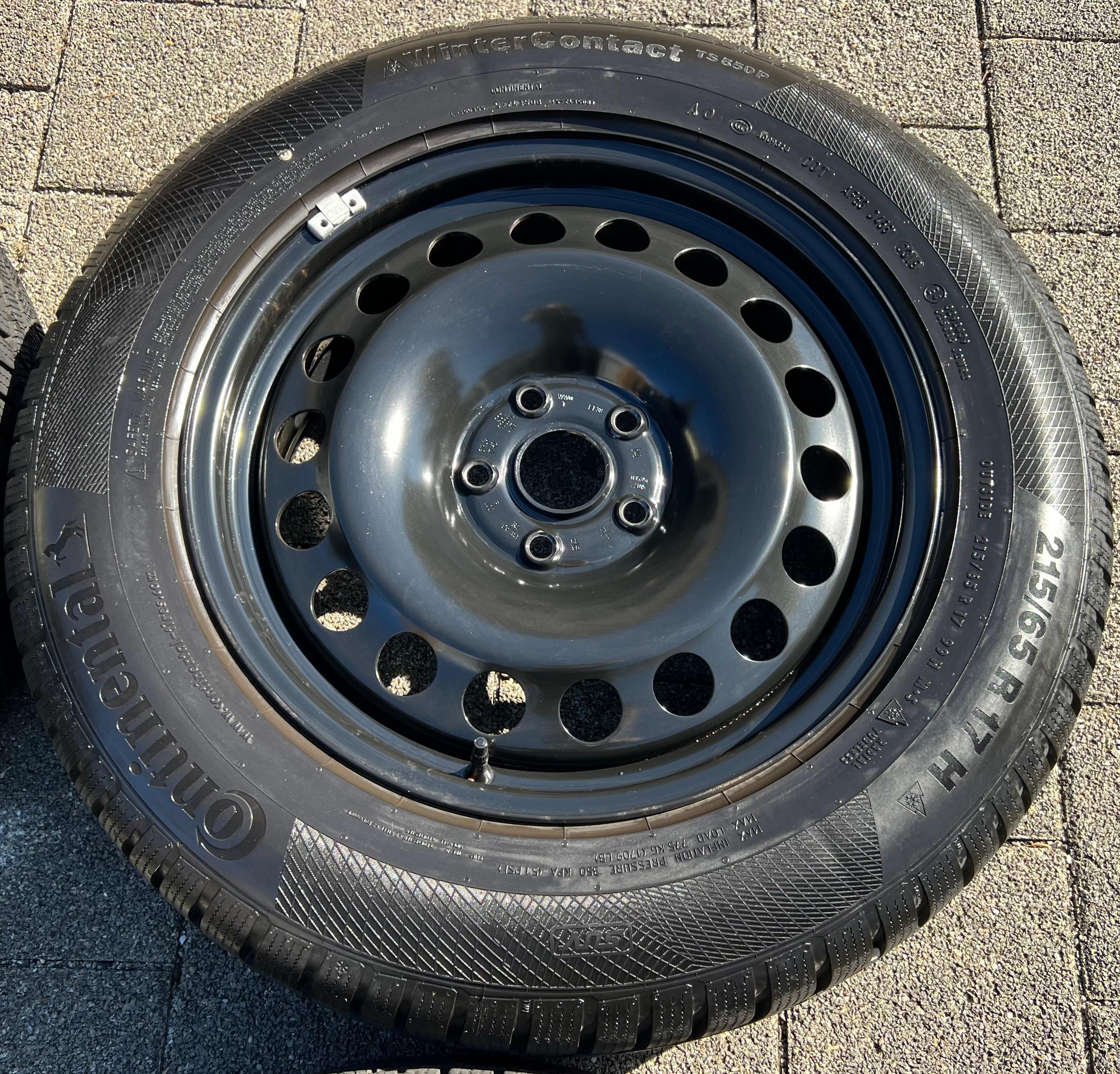 4 RUEDAS DE INVIERNO AUDI Q3 F3 SEAT TARRACO SKODA KODIAQ VW TIGUAN II 5NA 215/65R17 99H ENTREGA GRATUITA