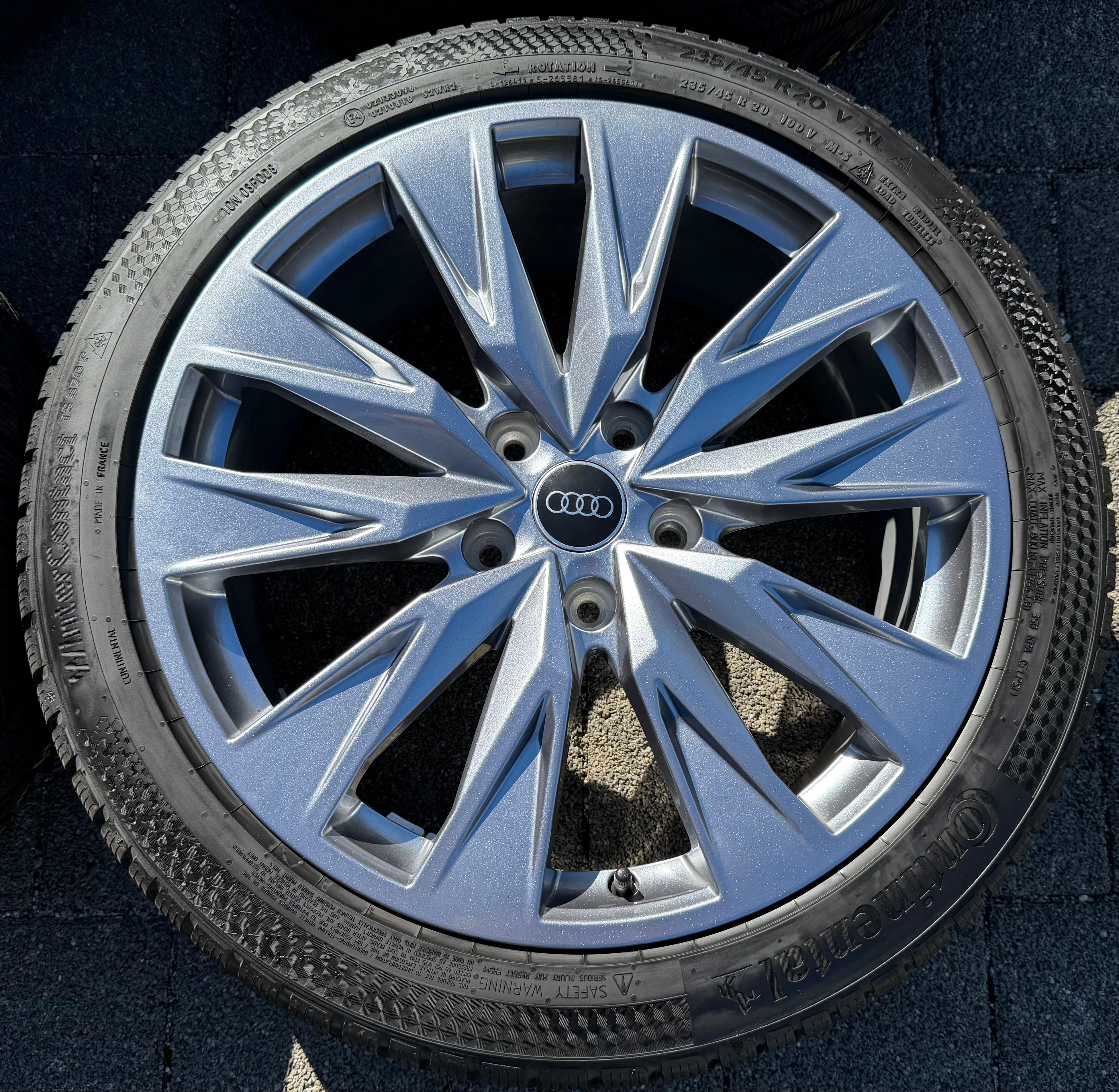 4 ORIGINAL 20" ALU WINTERRÄDER AUDI A6 S6 E-TRON GH5 GHA 85E601025B 85E601025C 2024