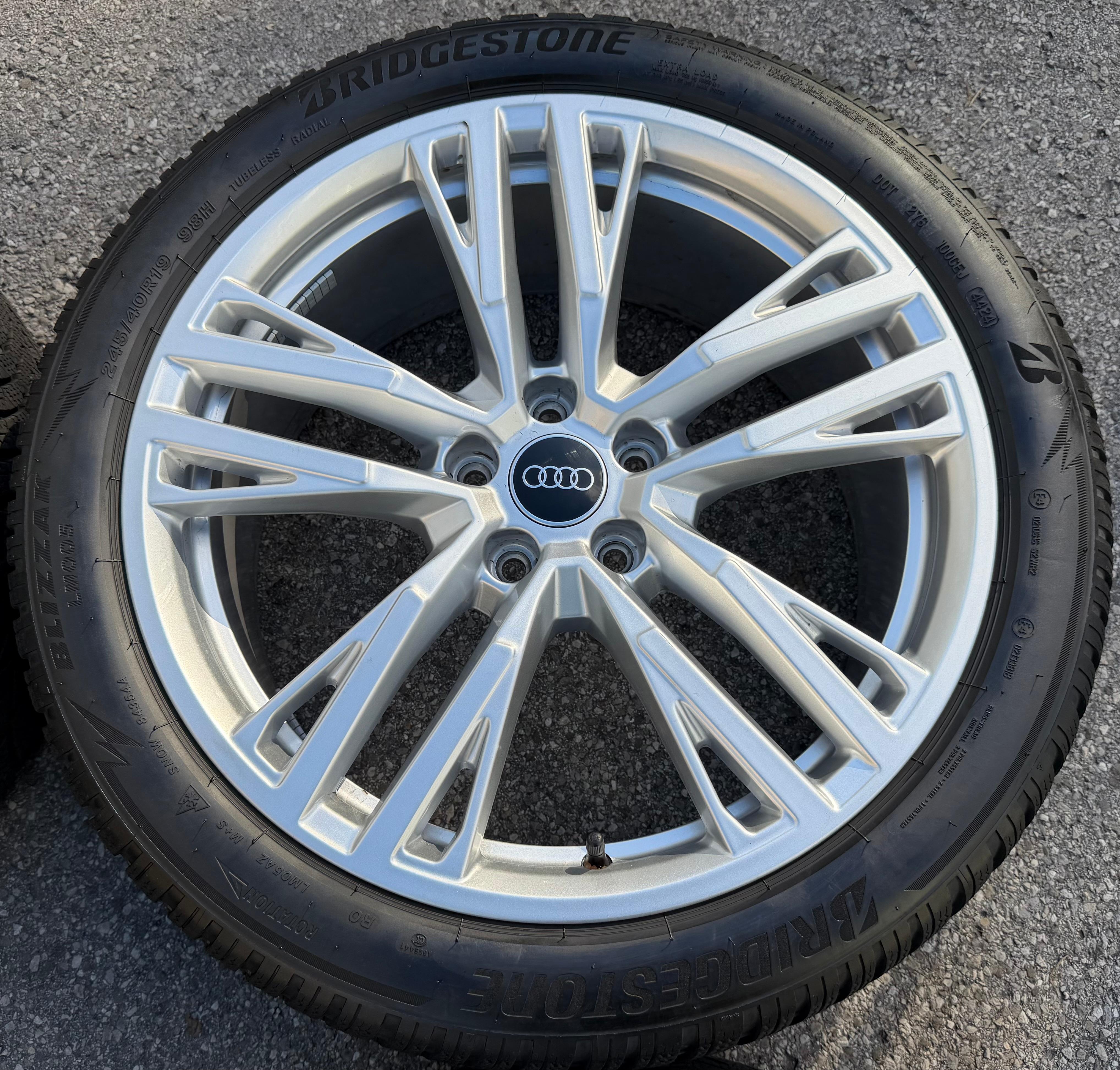 4 RUEDAS DE INVIERNO ORIGINALES DE ALEACIÓN DE 19" PARA AUDI A5 S5 FU2 B10 8B3601025AS 245/40R19 98H 2024