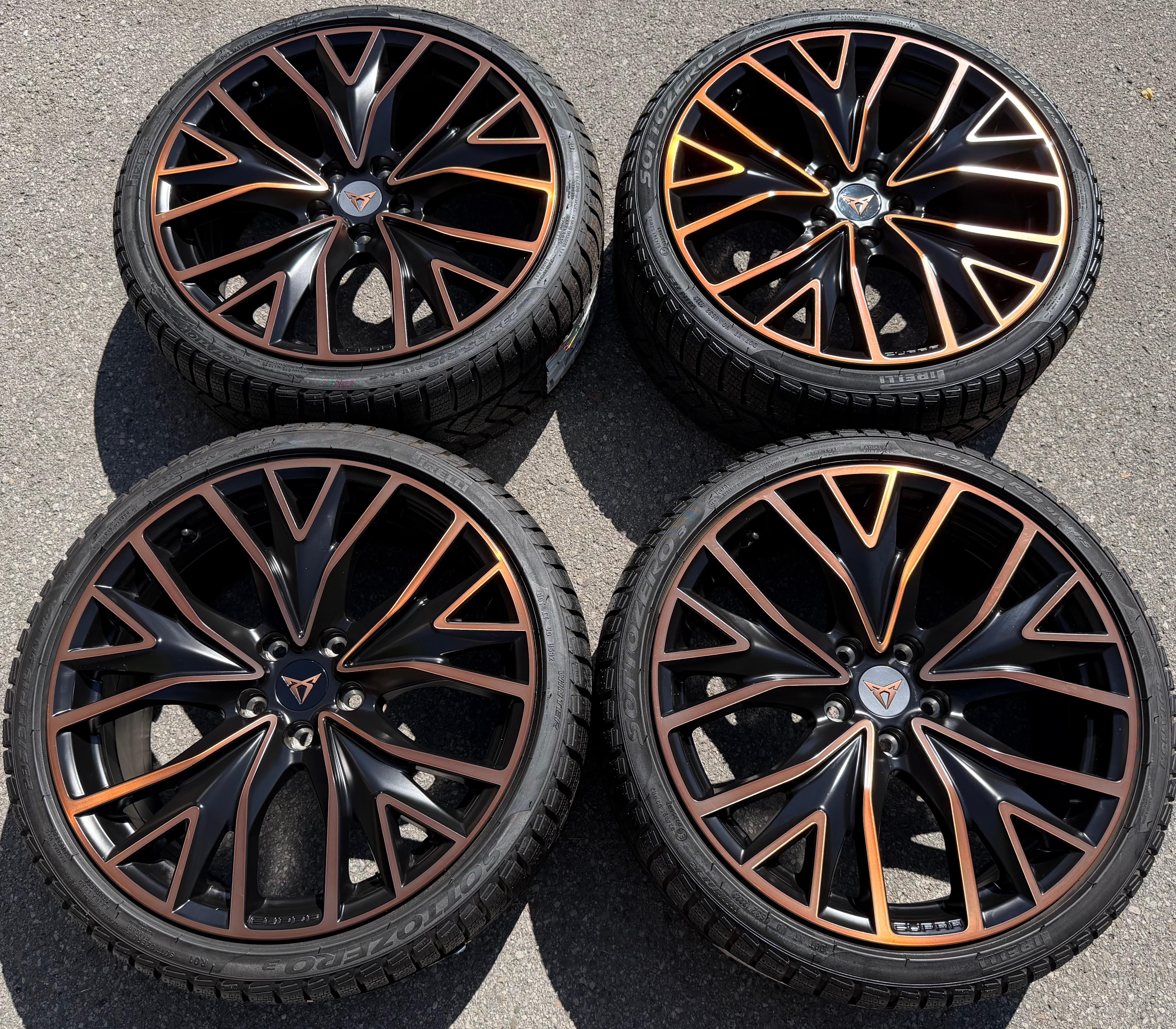 4 ORIGINAL 19" ALU WINTERRDER SEAT LEON CUPRA 5FA601025R EXCLUSIVE II