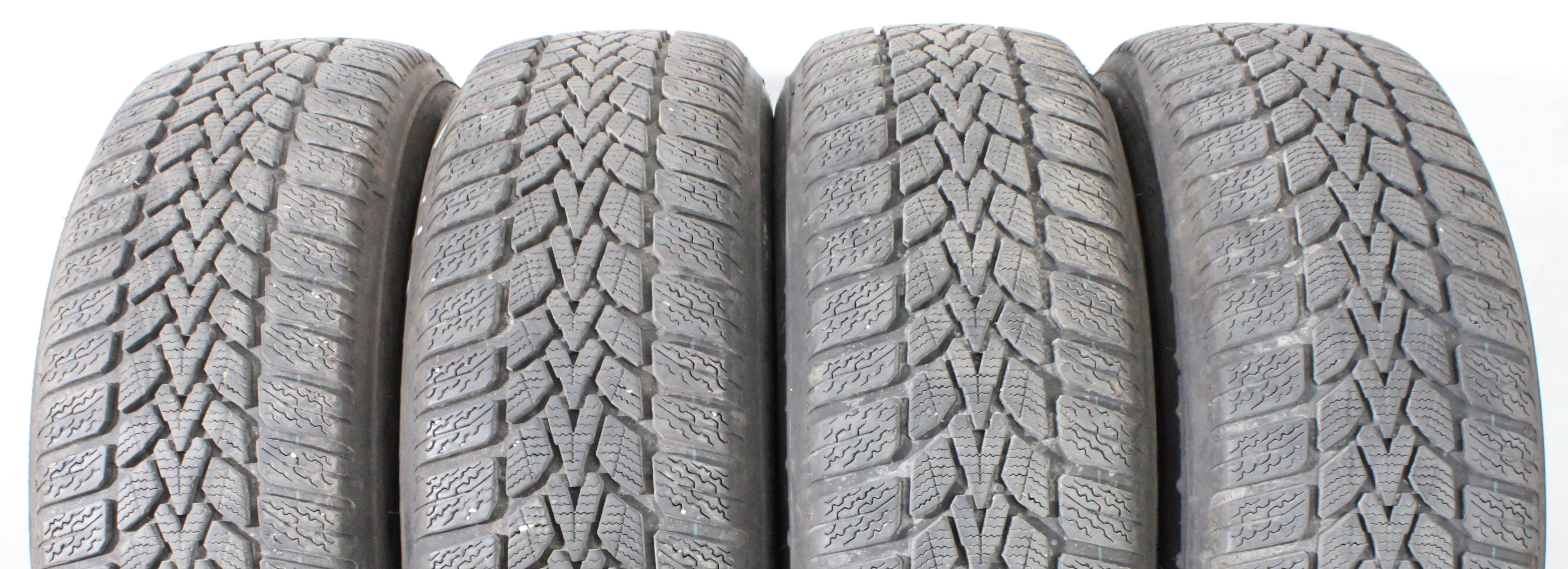 4 x 195/65R15 91T Winterreifen Dunlop Winter Response-2 2x6mm/2x7mm 2020