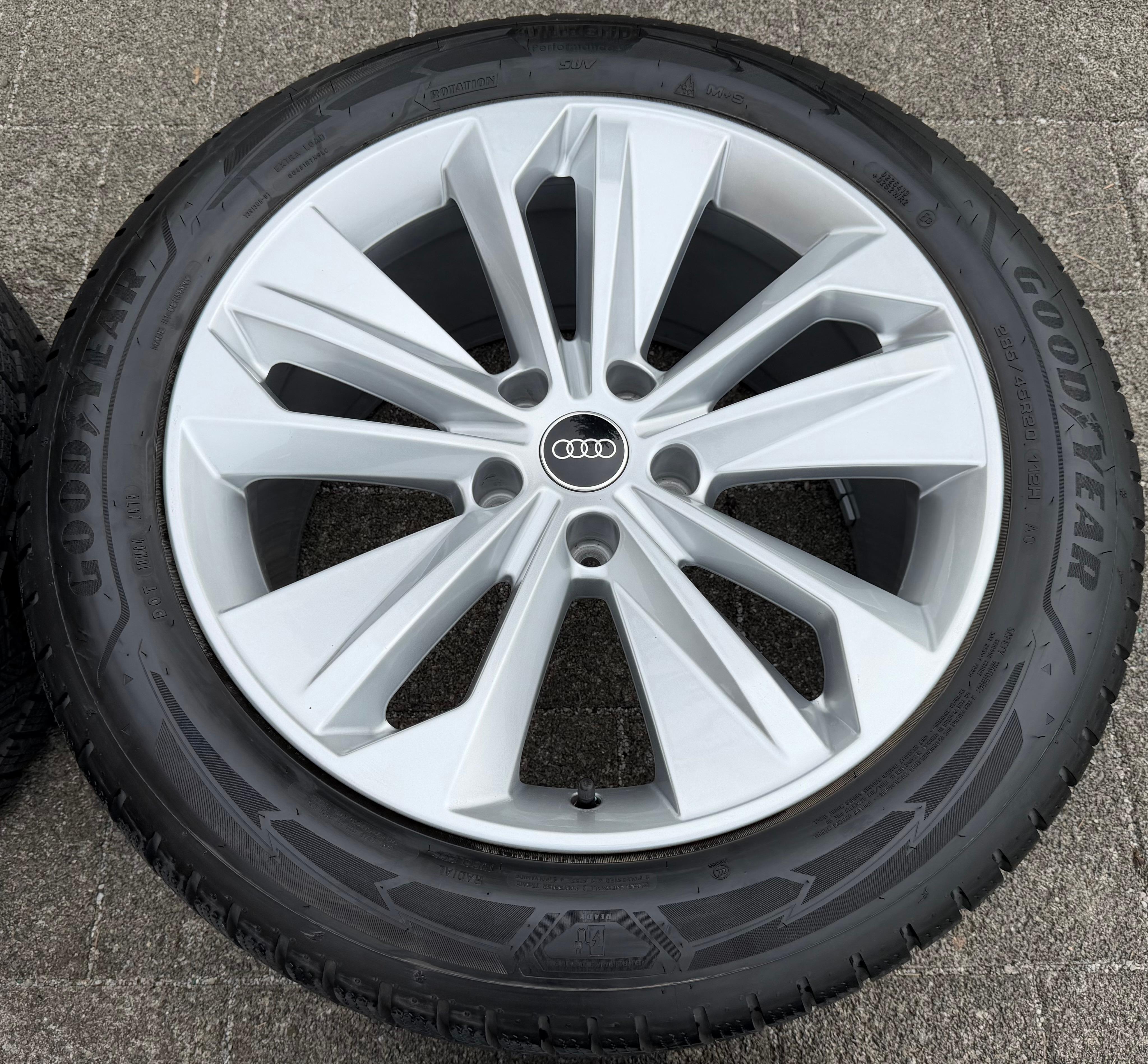 4 ORIGINAL ALU 20" WINTERRÄDER AUDI Q6 SQ6 E-TRON GF 255/50R20 109V 285/45R20 112V