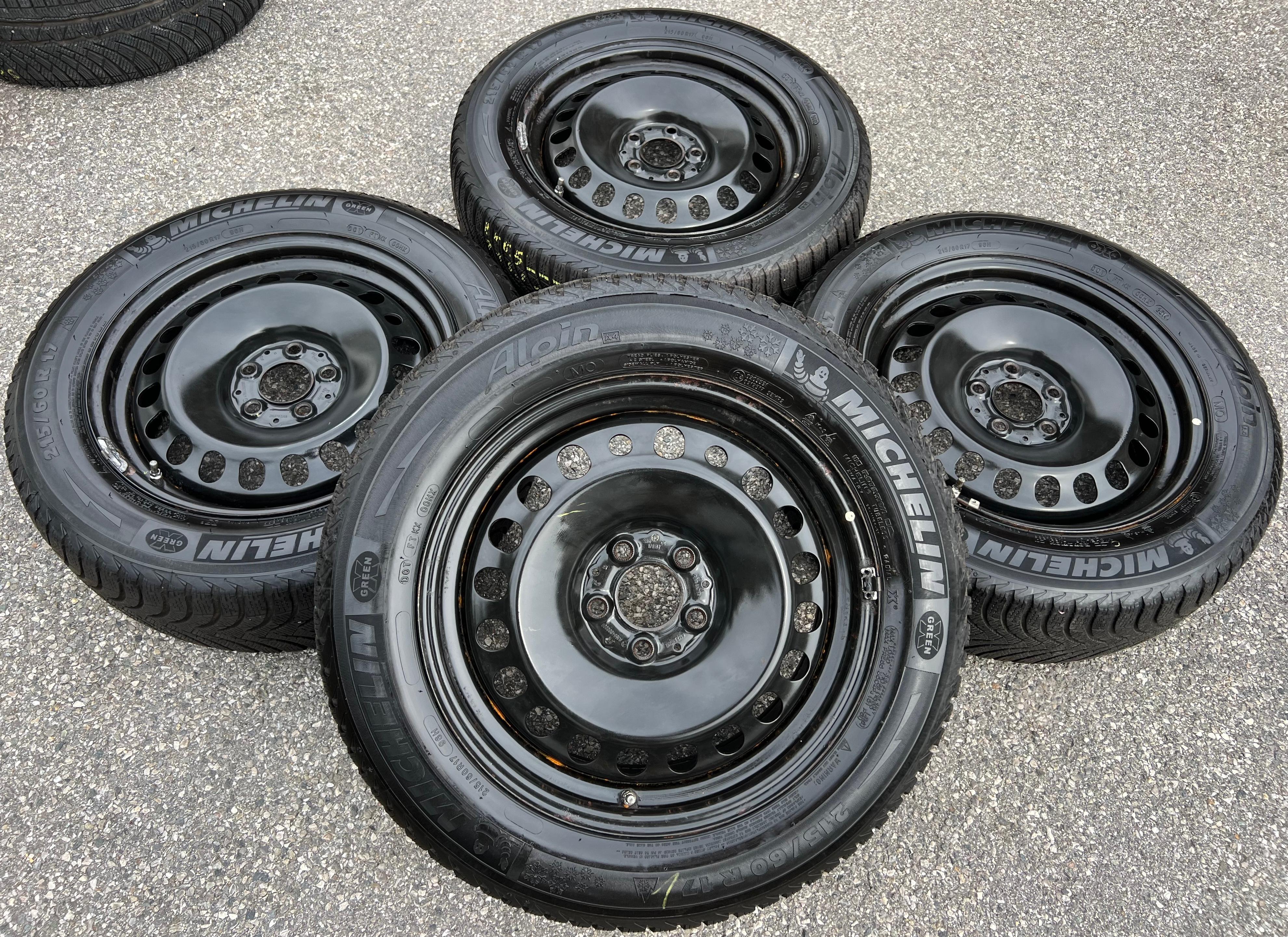 4 WINTERRÄDER MERCEDES GLA KLASSE X156 215/60R17 96H RDKS MICHELIN