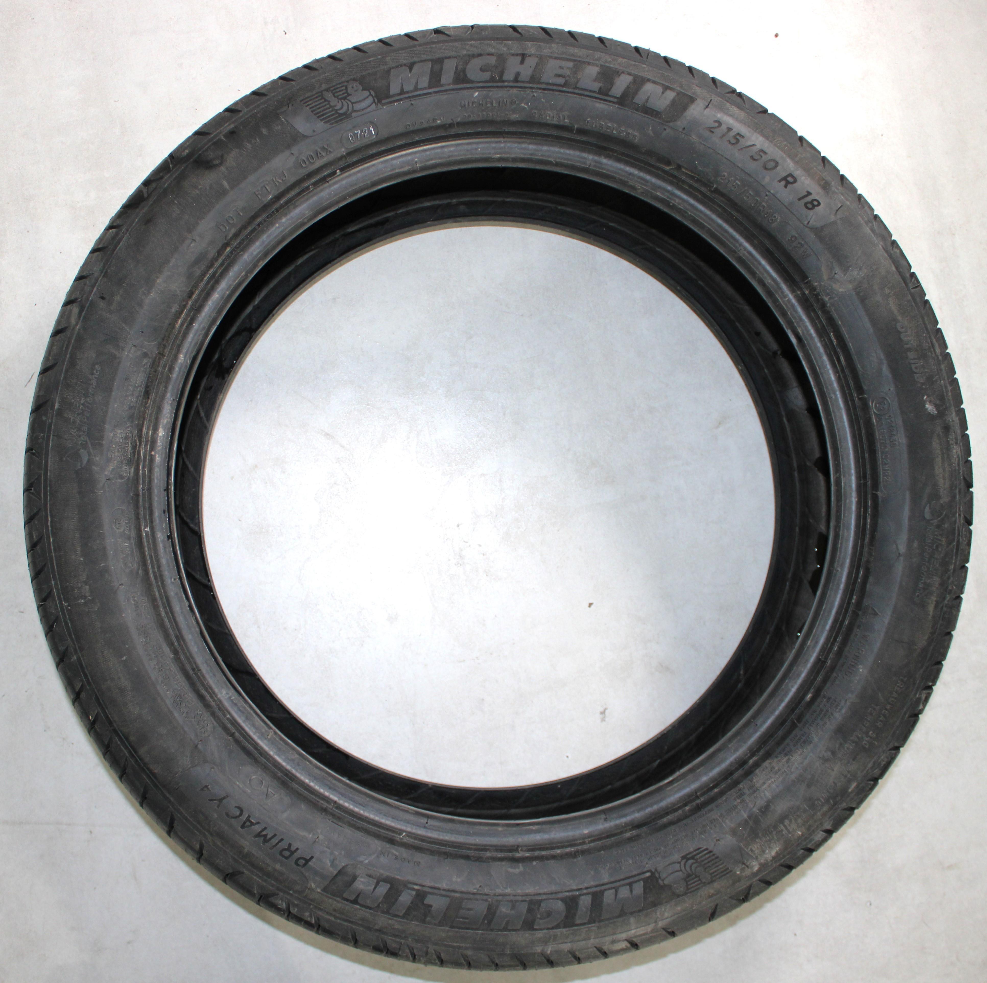 2 x 215/50R18 92W Sommerreifen Michelin Primacy 4 Volles Profil 2021 AO NEU FREIHAUS