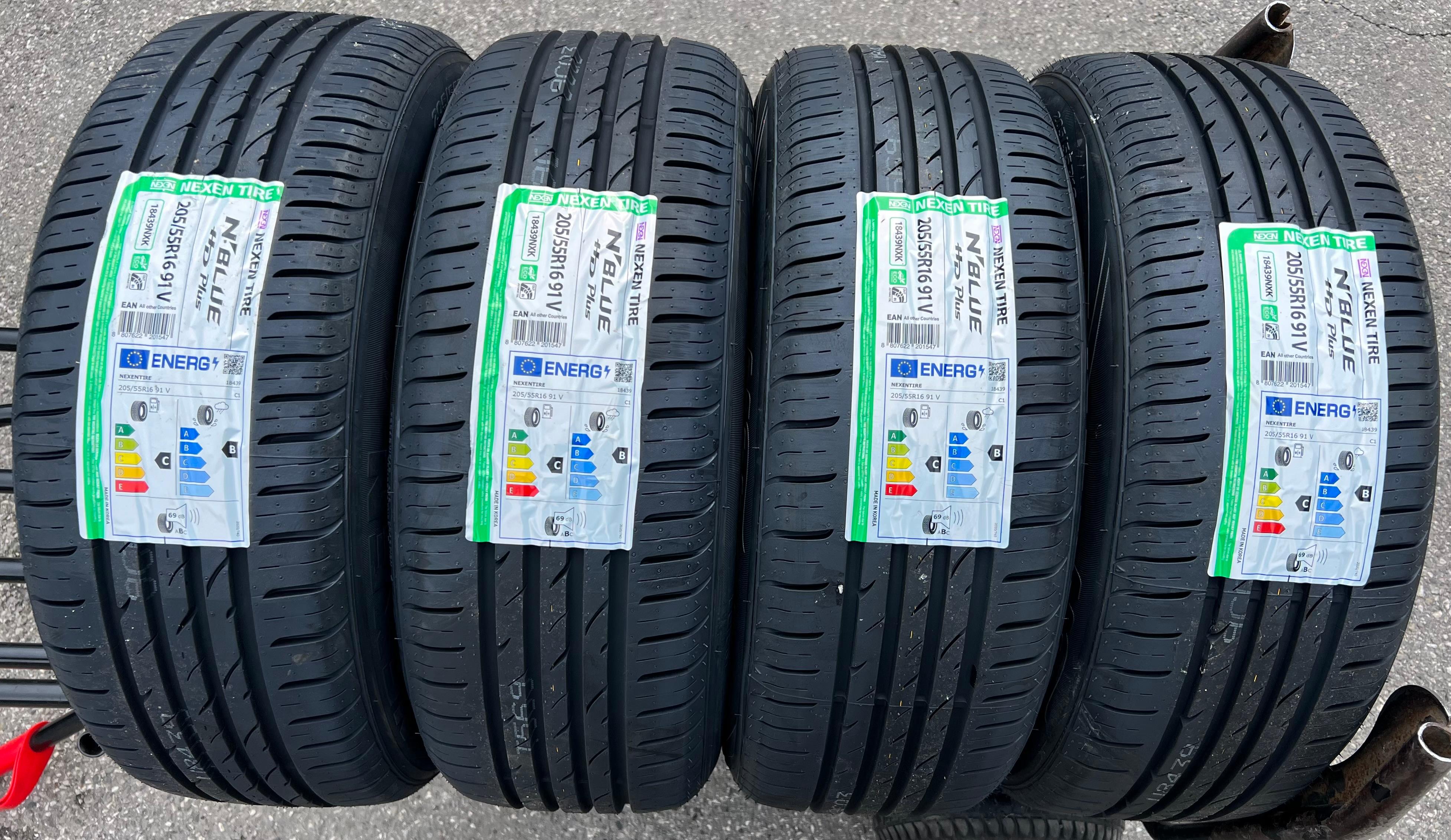 4 x 205/55R16 91V neumáticos de verano Nexen N Blue HD Plus 2023 NUEVO