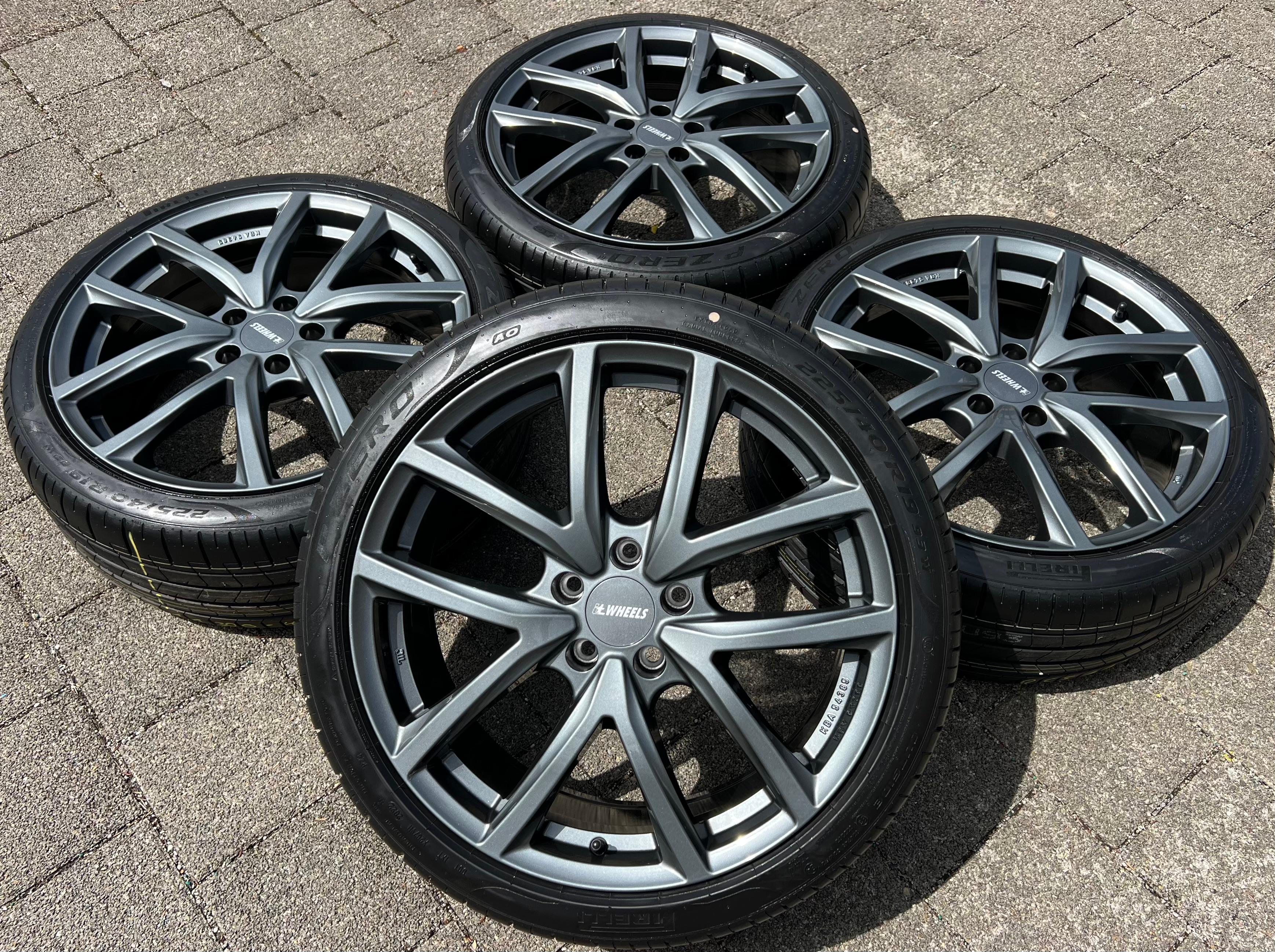 4 ALU 19" SOMMERRÄDER AUDI Q2 Q3 TT SEAT ATECA SKODA KAROQ OCTAVIA VW T-ROC NEU
