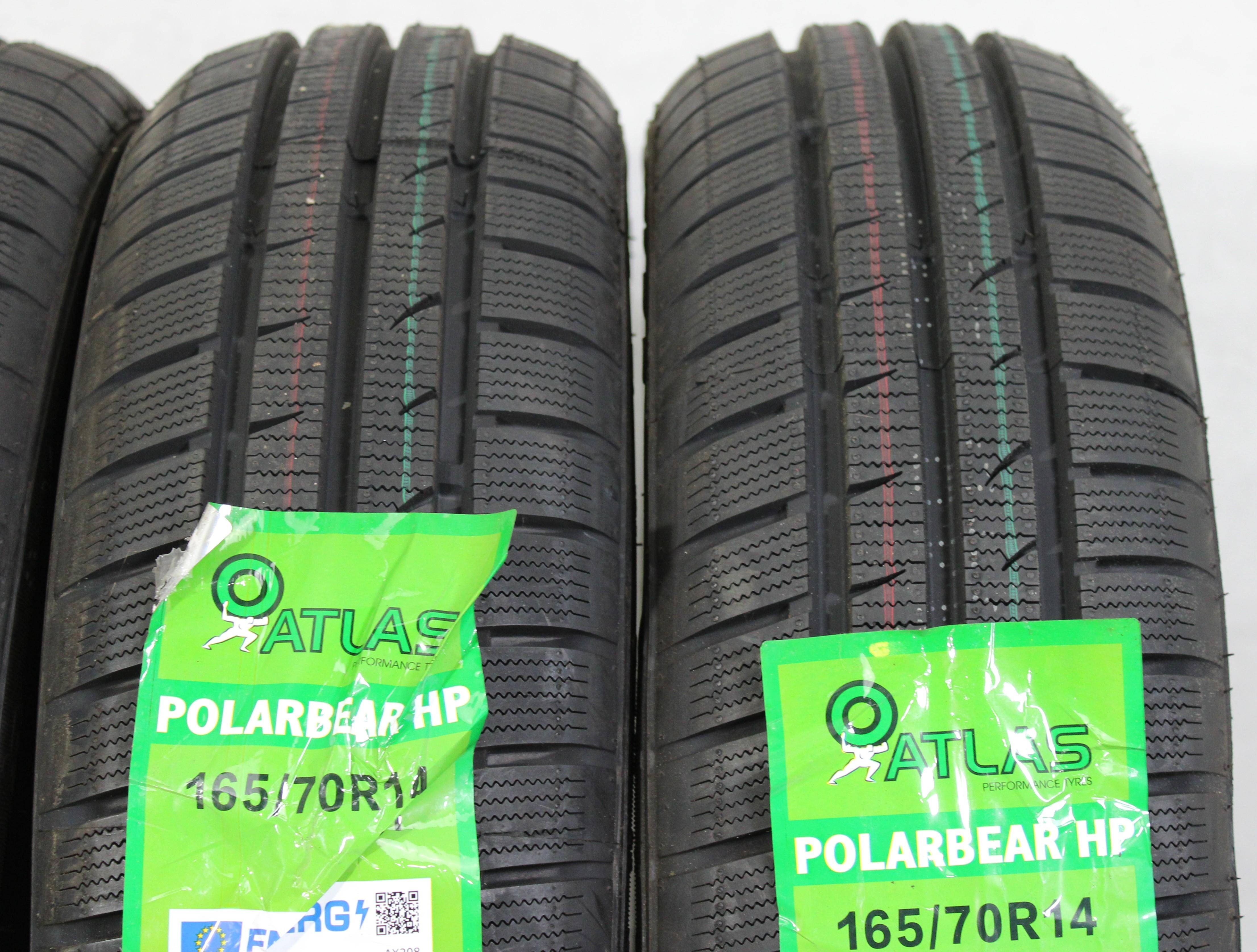 4 x 165/70R14 81T Winterreifen Atlas Polarbear HP  2021