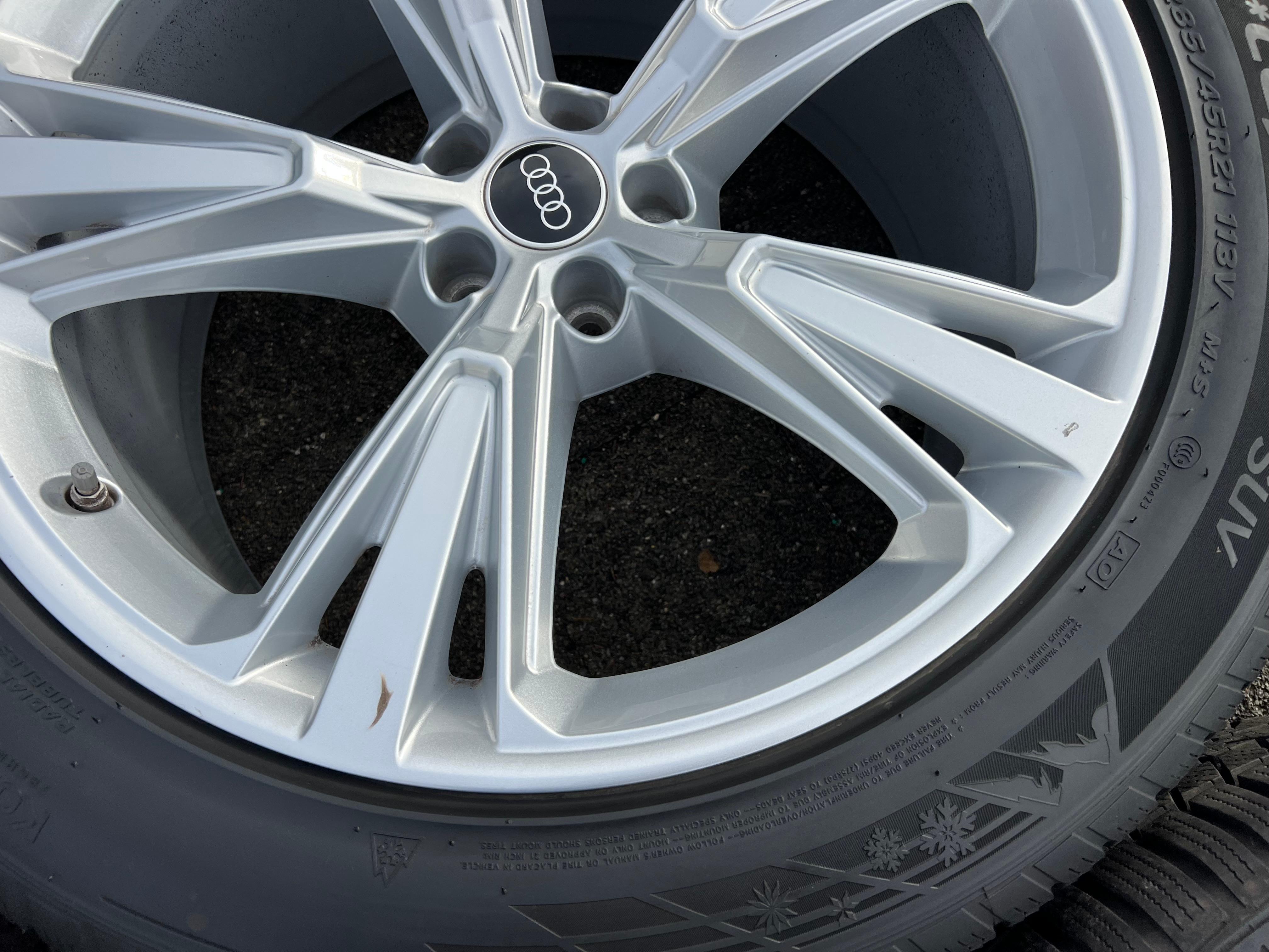 4 ORIGINAL 21" ALU WINTERRÄDER AUDI Q8 SQ8 4M 4M8601025H 285/45R21 113V