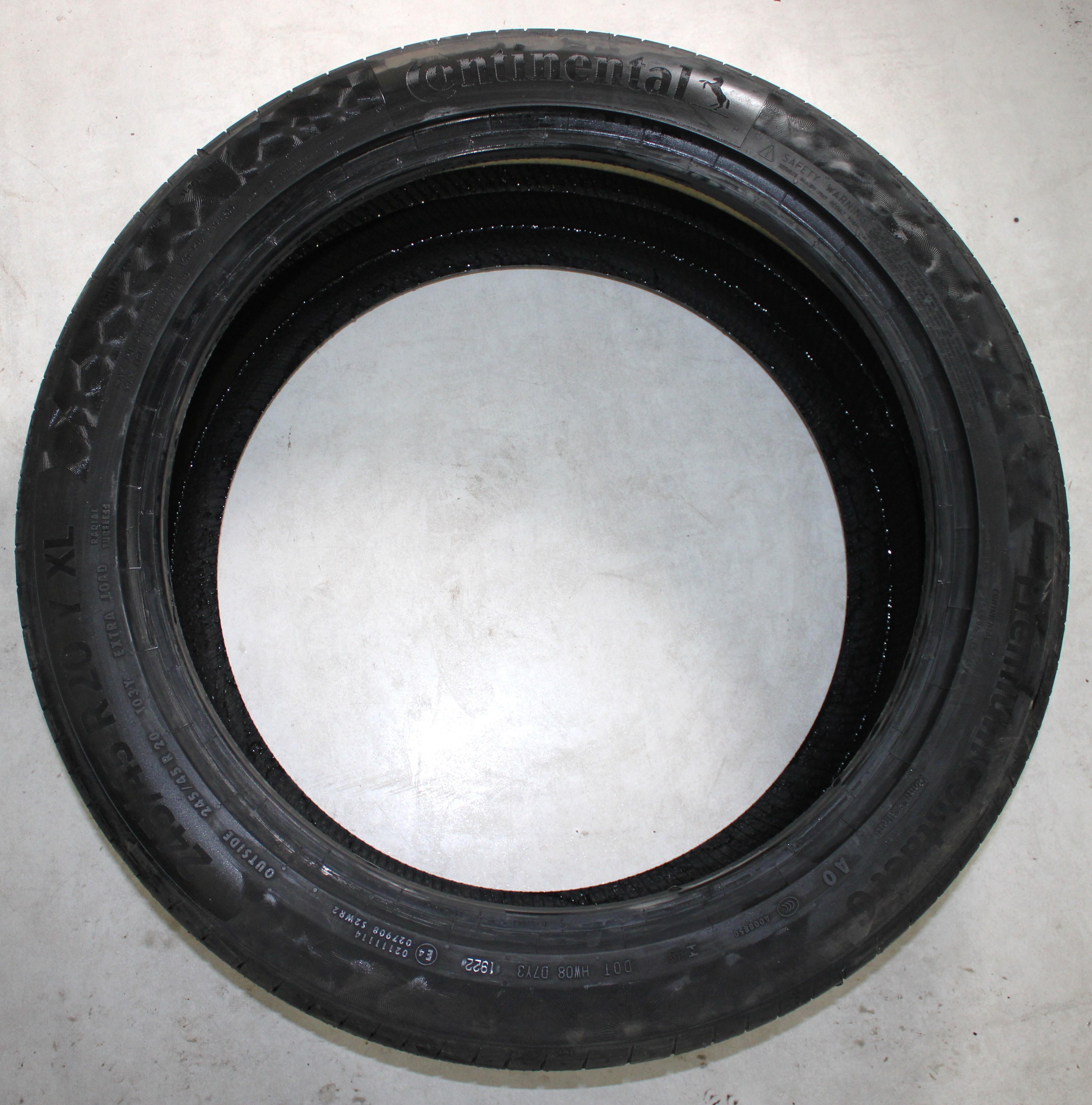 4 neumáticos de verano 245/45R20 103Y Continental Premium Contact 6 AO 2022 Silent XL, NUEVOS