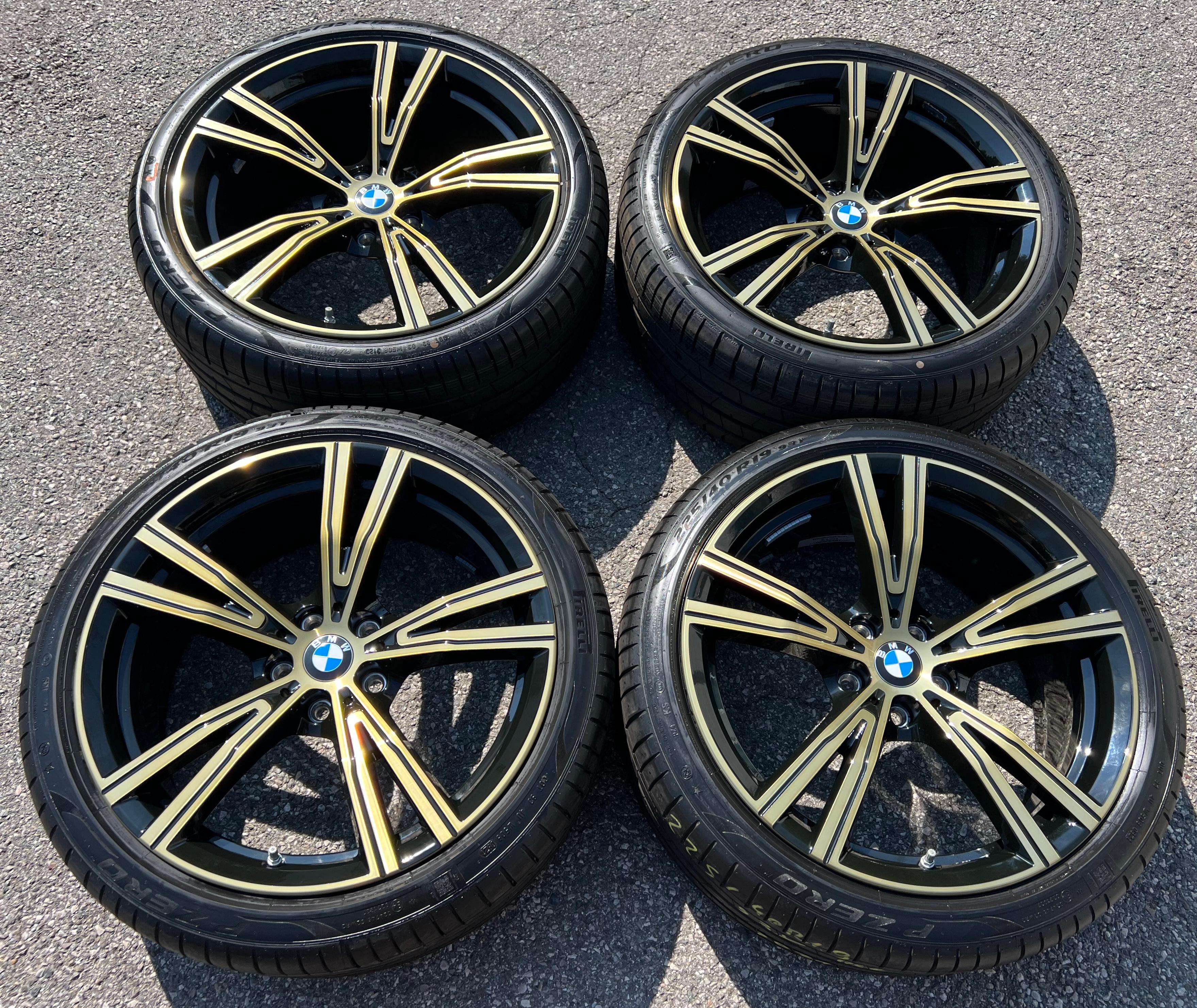 ORIGINAL 19" ALU SOMMERRÄDER BMW 2ER G42 3ER REIHE G20 G21 4ER G22 G23 793i GOLD