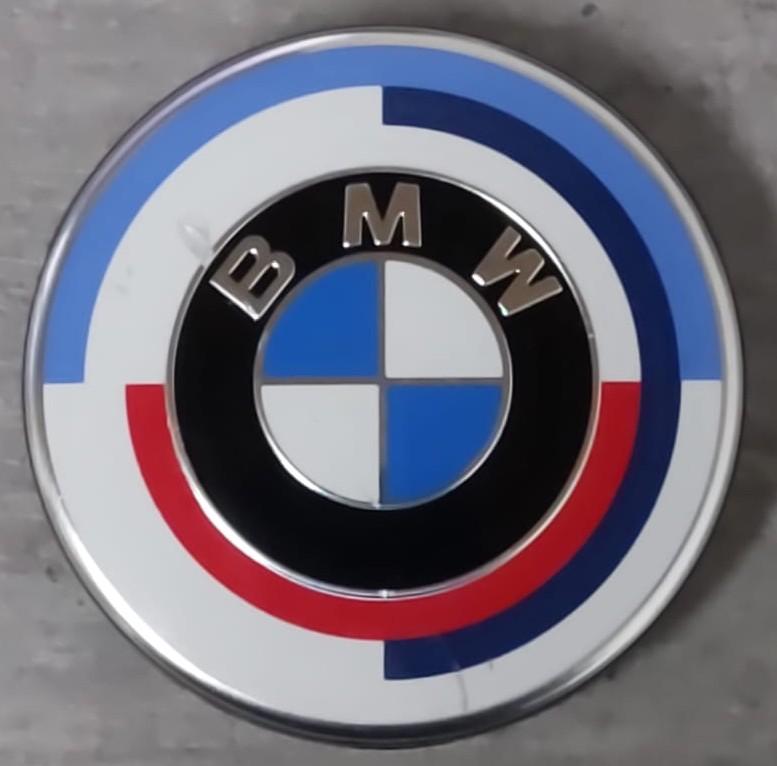 1 X ORIGINAL BMW NABENDECKEL 55MM 5A37E40 50 JAHRE M FREIHAUS