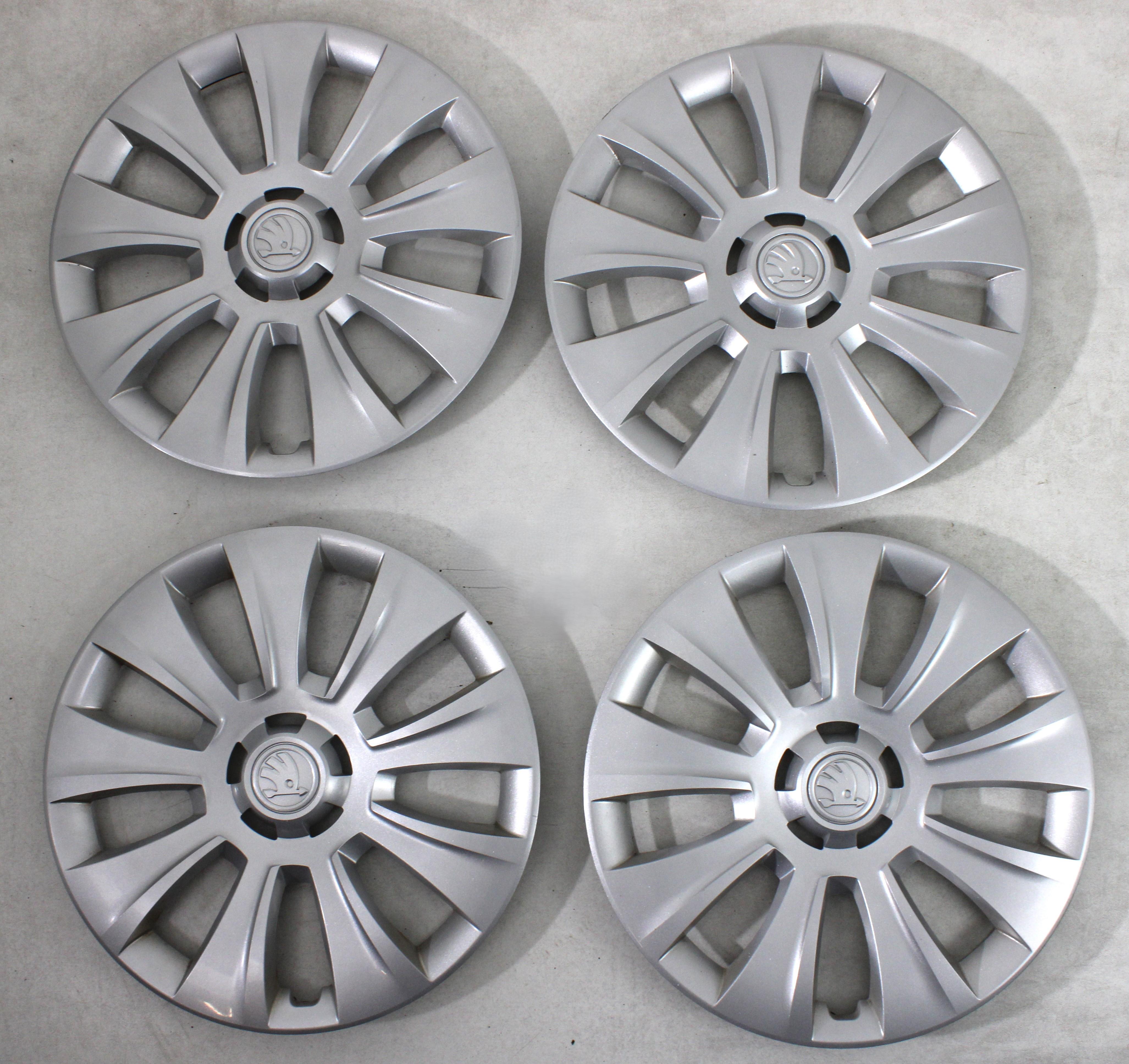 4 X ORIGINAL 16" RADKAPPEN SKODA OCTAVIA KODIAQ YETI SUPERB  57A601147 FREIHAUS