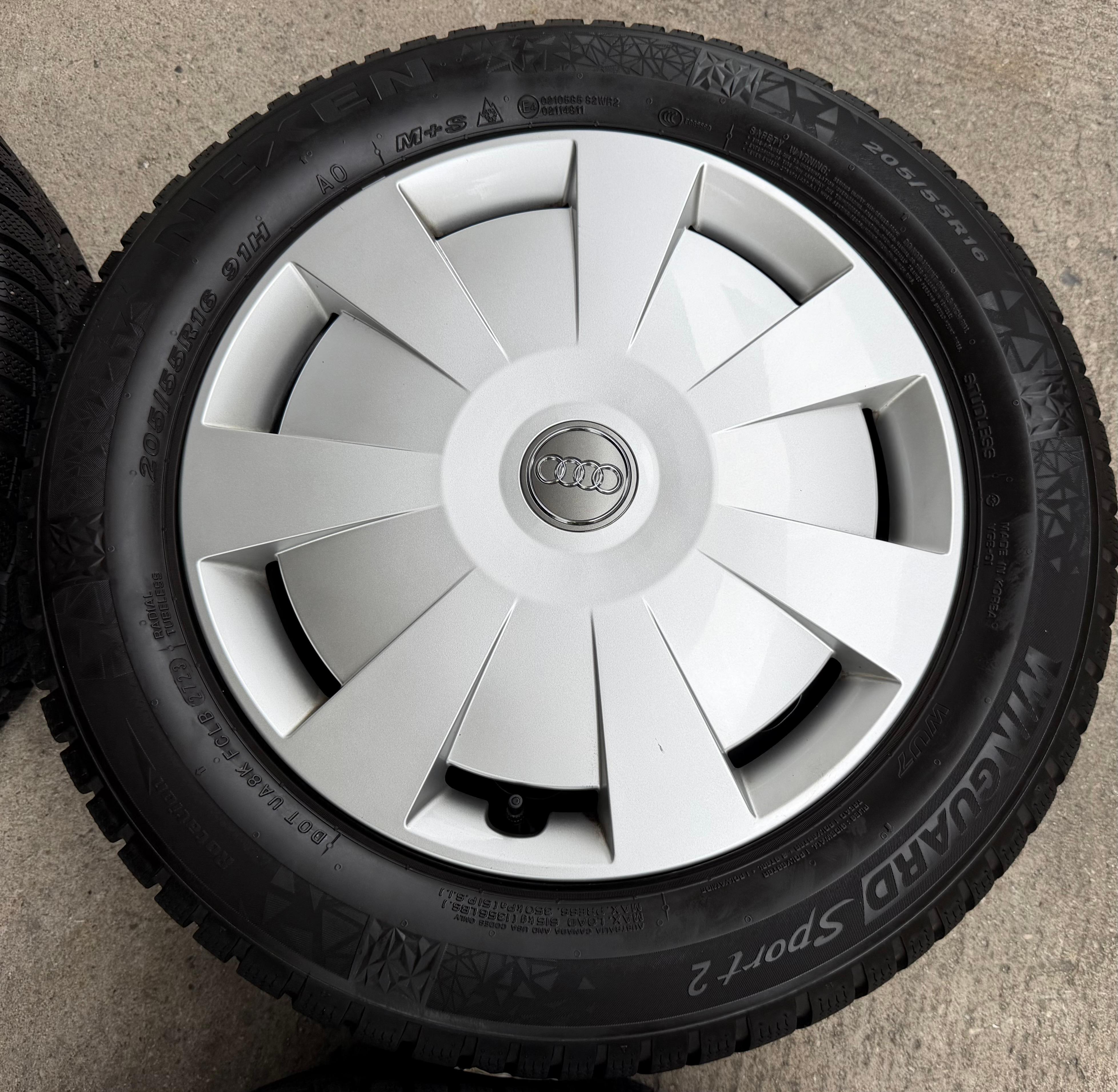 4 Winterräder Audi A3 8V Sportback Cabrio  205/55R16 91H Nexen 8V0601027A 2023