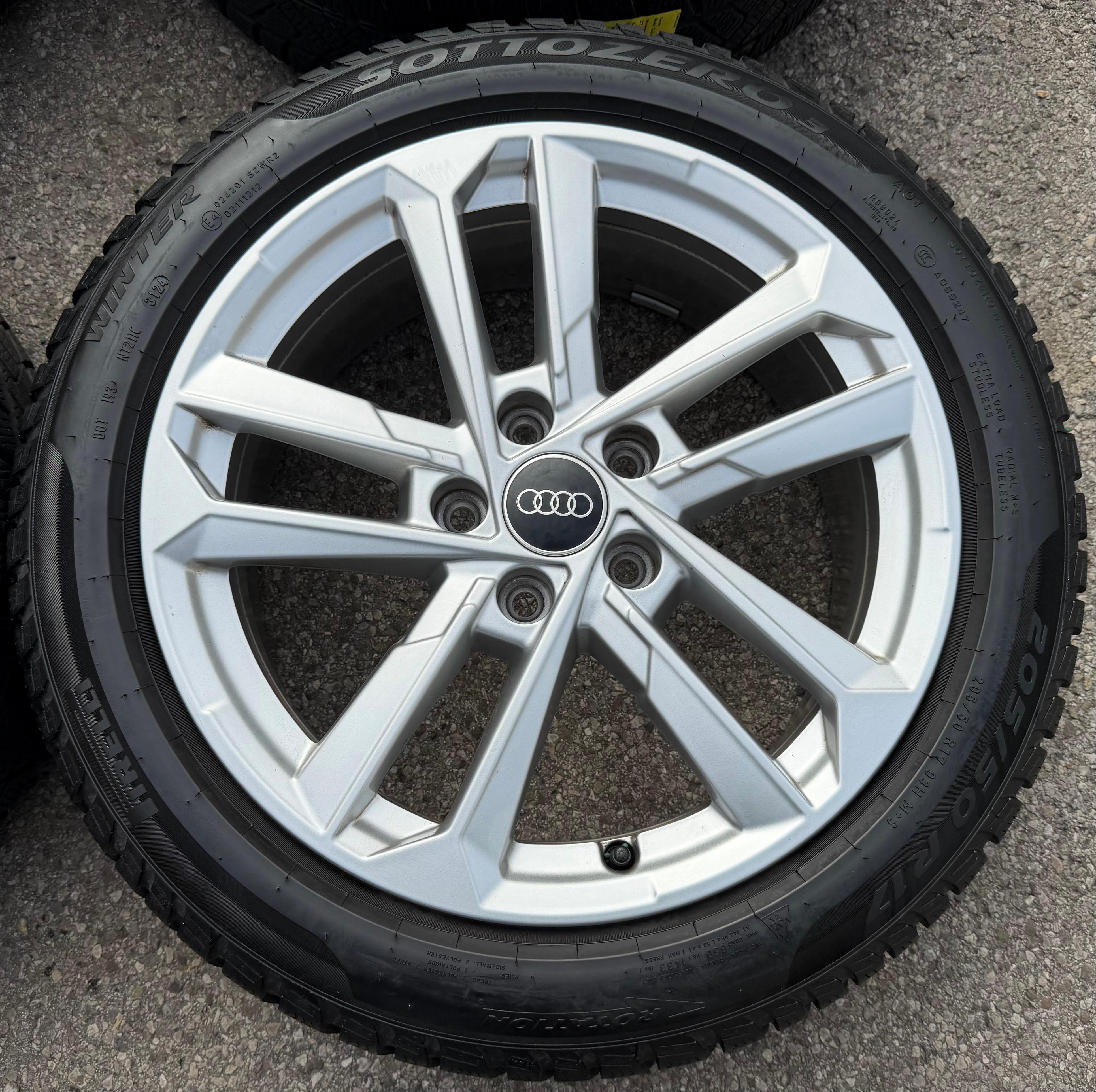4 Original 17" Alu Winterräder Audi A3 S3 8Y 8Y0601025L 205/50R17 93H Pirelli 2024