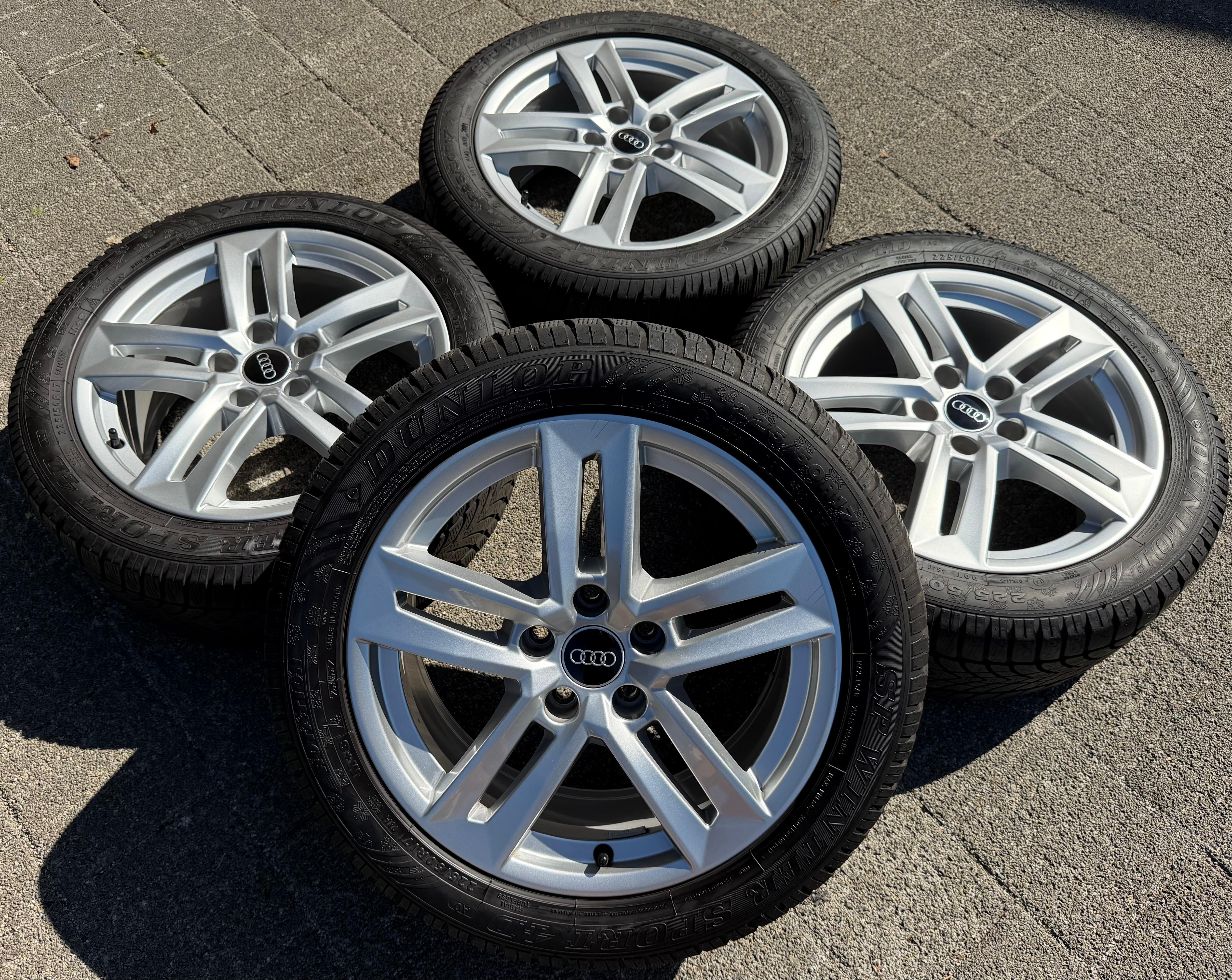 4 Original 17" Alufelgen Audi A4 8W B9 8W0601025P 7x17 ET42 Felgen