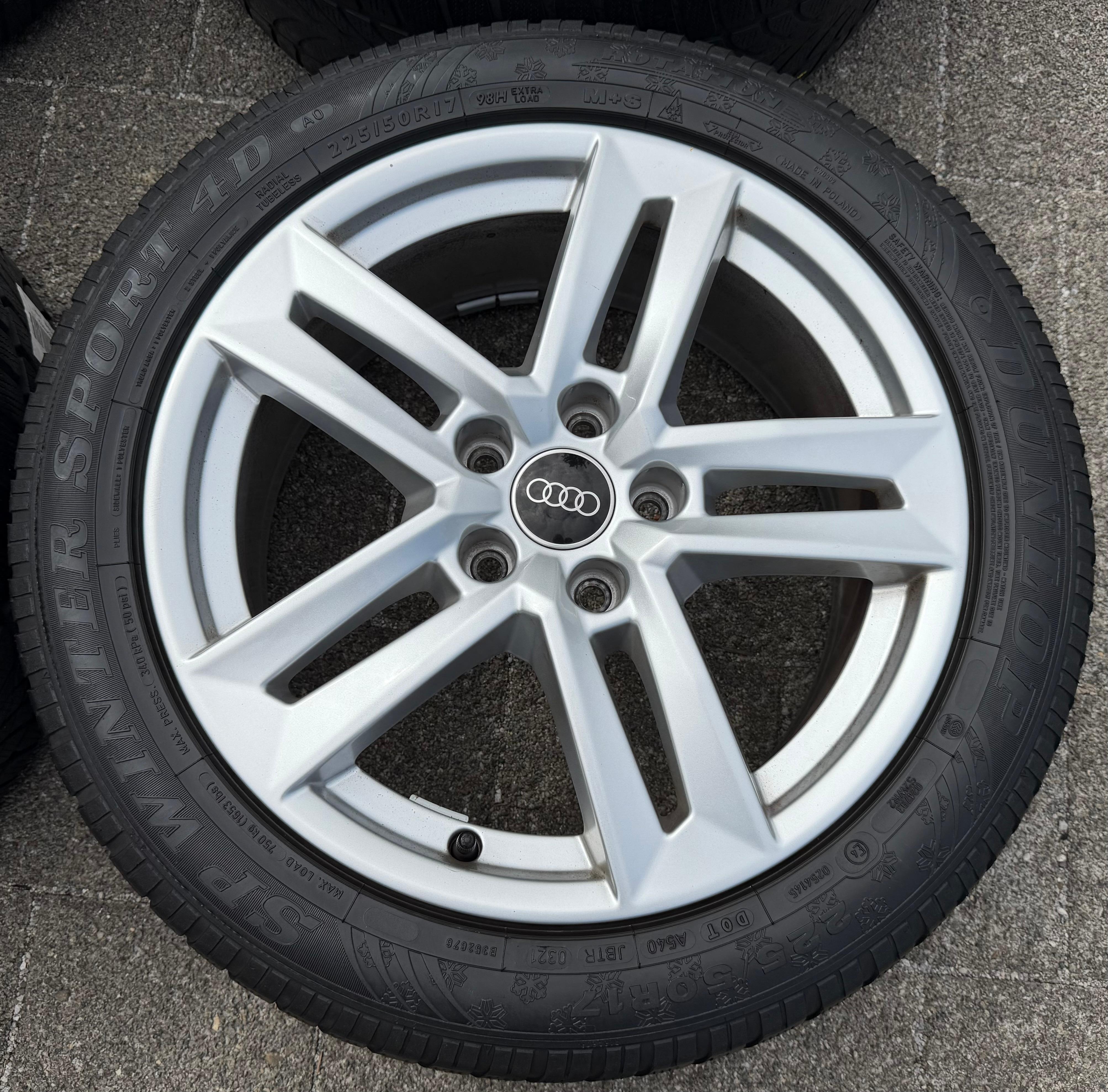 4 llantas de aleación originales de 17" para Audi A4 8W B9 8W0601025P 7x17 ET42