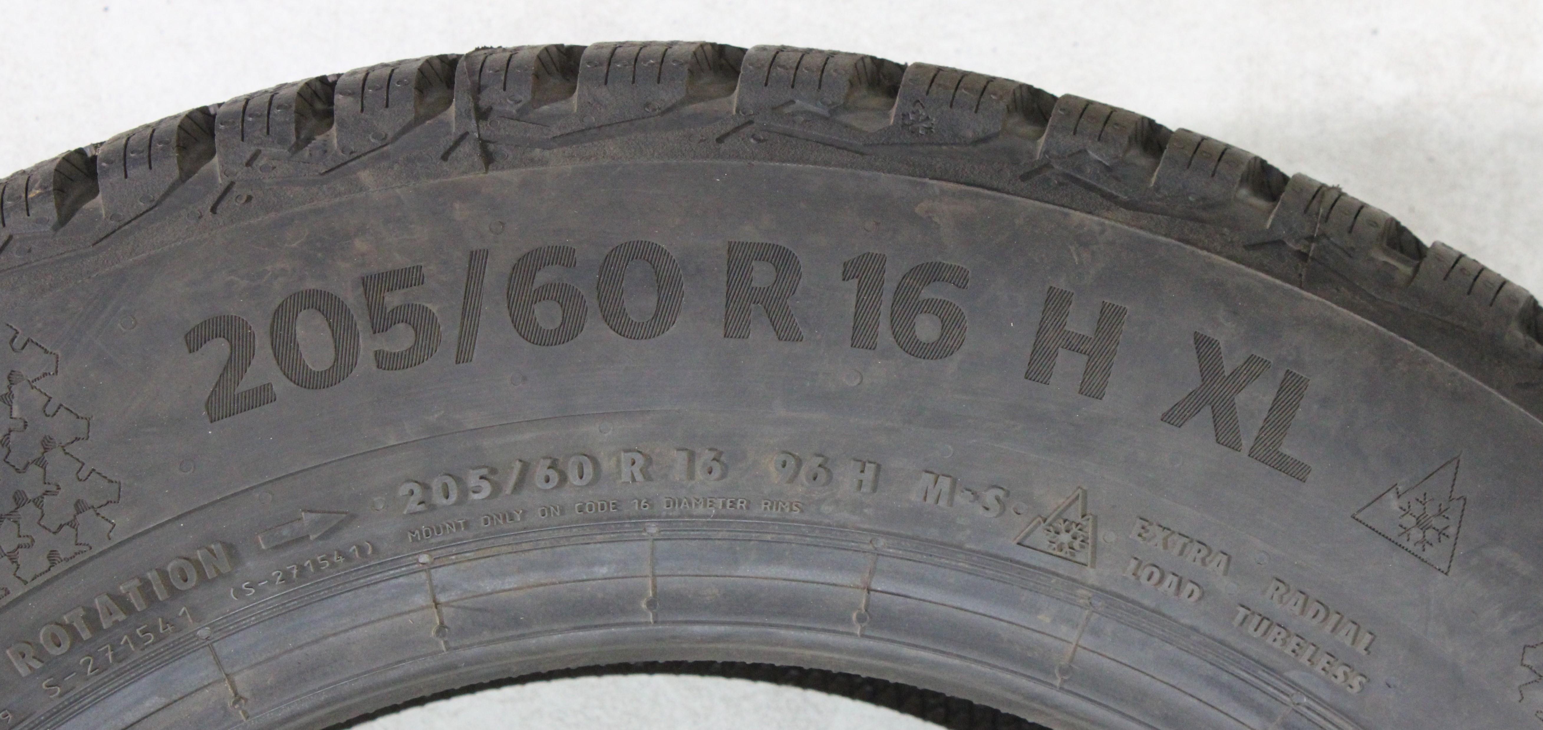 1 pneumatico invernale Continental Winter Contact TS870 2025 205/60R16 96H NUOVO