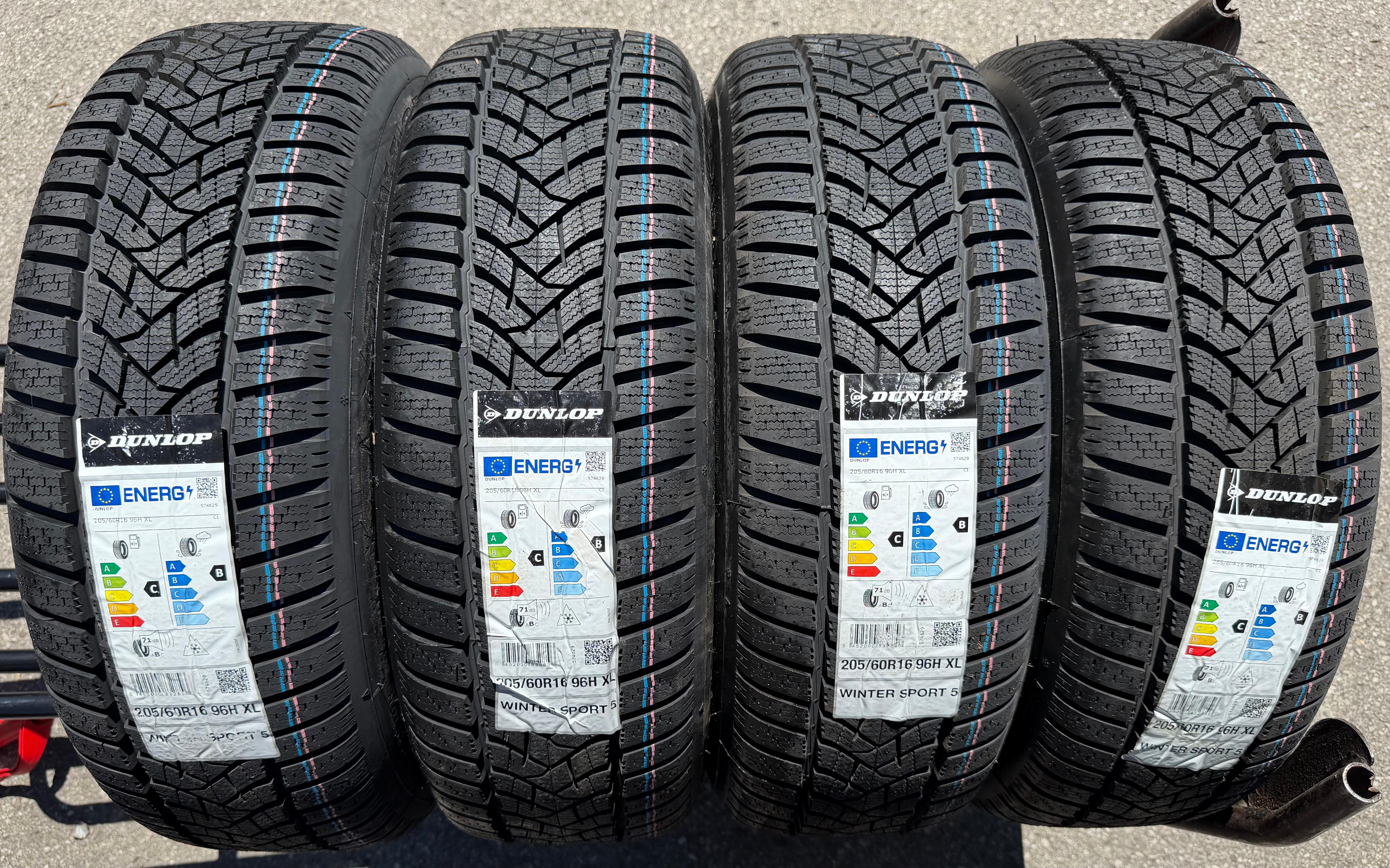 4 Winterräder Audi Q2 GA VW T-Roc 205/60R16 96H Dunlop 5Q0601027CK 5Q0601027CJ NEU
