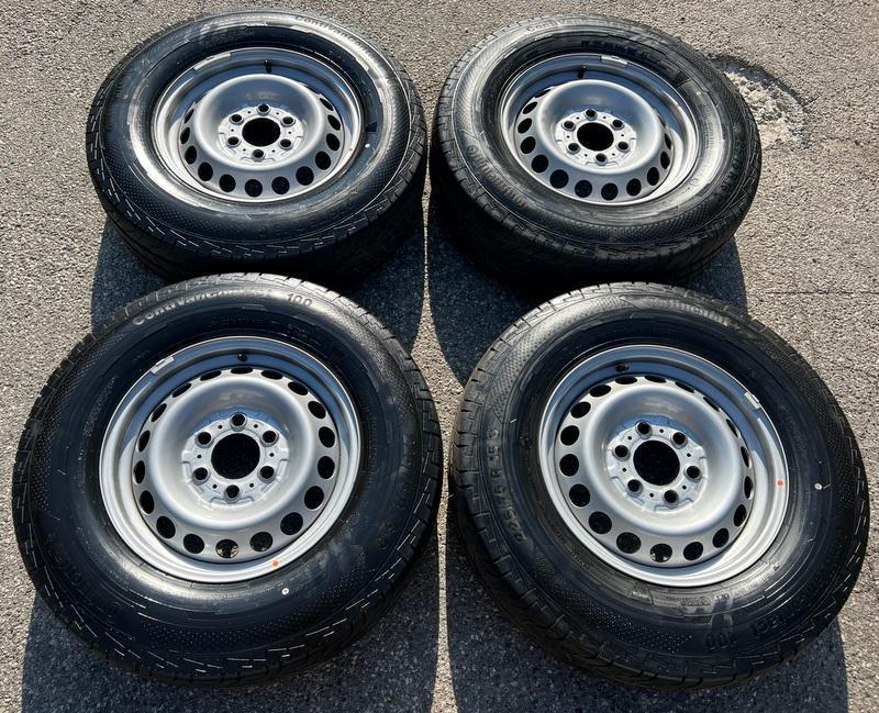 4 SOMMERRÄDER MERCEDES SPRINTER W907 225/75R16C 121/120R CONTINENTAL 2025 RDKS