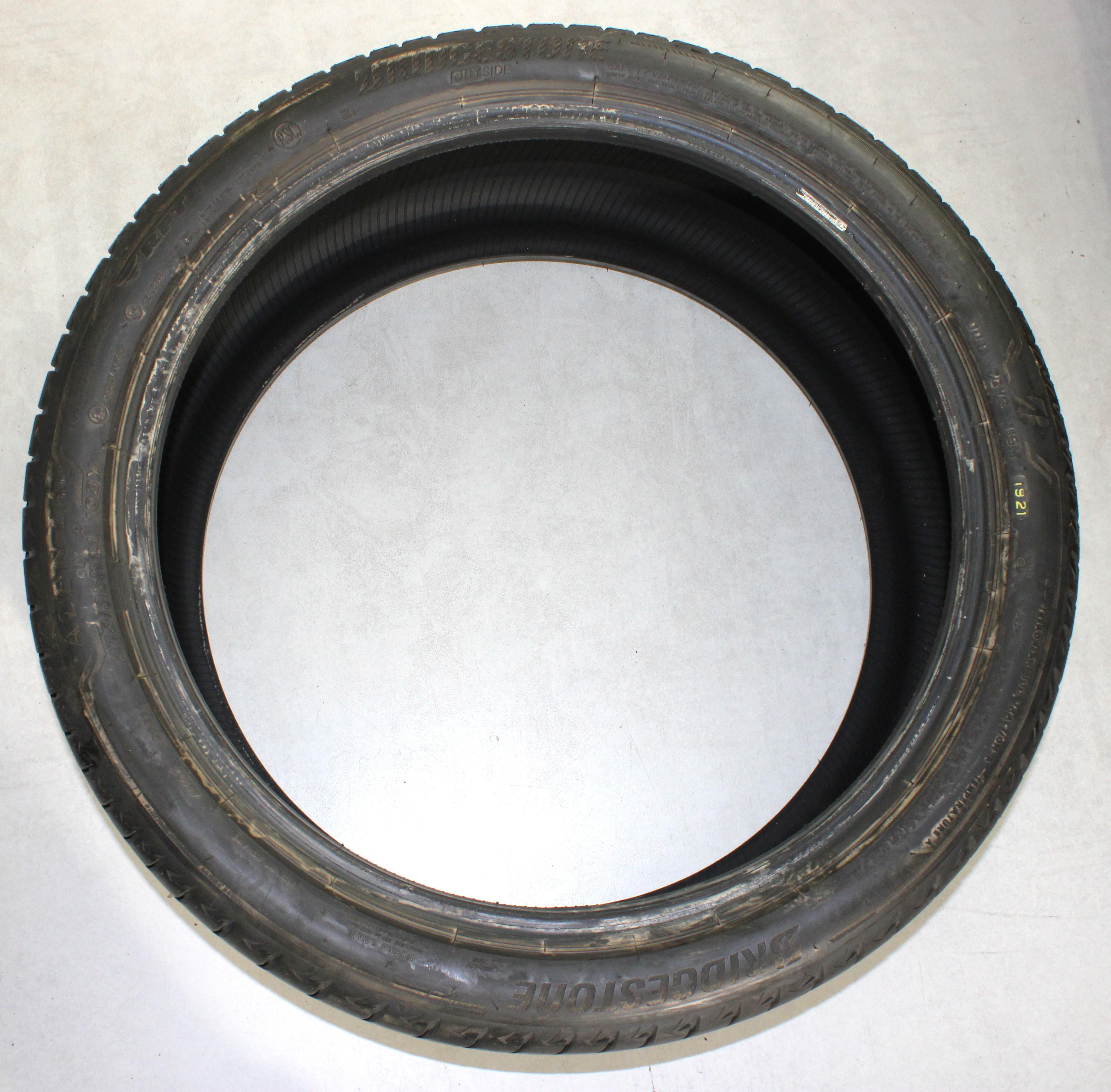 2 x 275/35R21 103Y Sommerreifen Bridgestone Alenza 001* Runflat in der Mitte 4-4,5mm und auf den Schultern 5-5,5mm. 2021