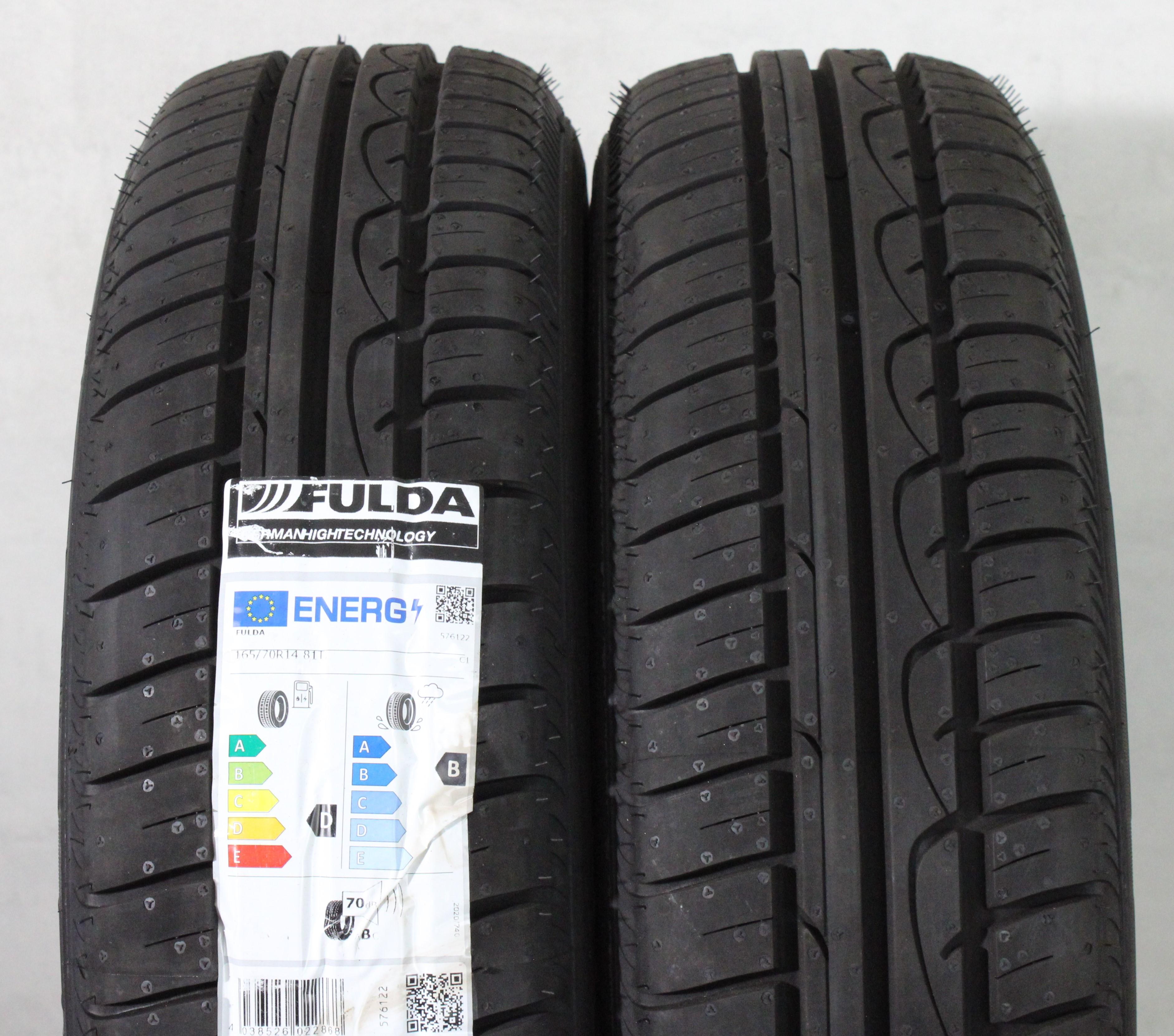 2 x 165/70R14 81T Sommerreifen Fulda Eco Control 2025 NEU