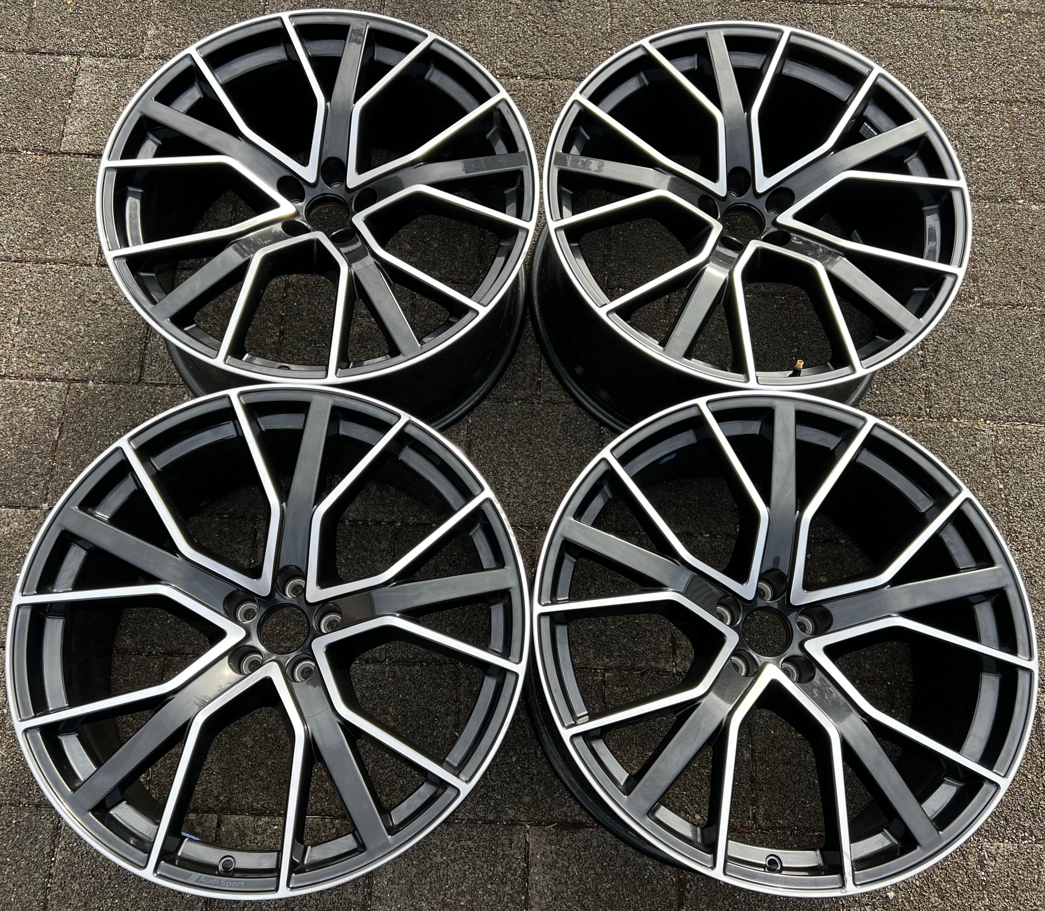 4 ORIGINELE 22" ALUMINIUM WIELEN AUDI Q7 SQ7 4M 4M0601025DP 10x22 ET26 FREIHAUS