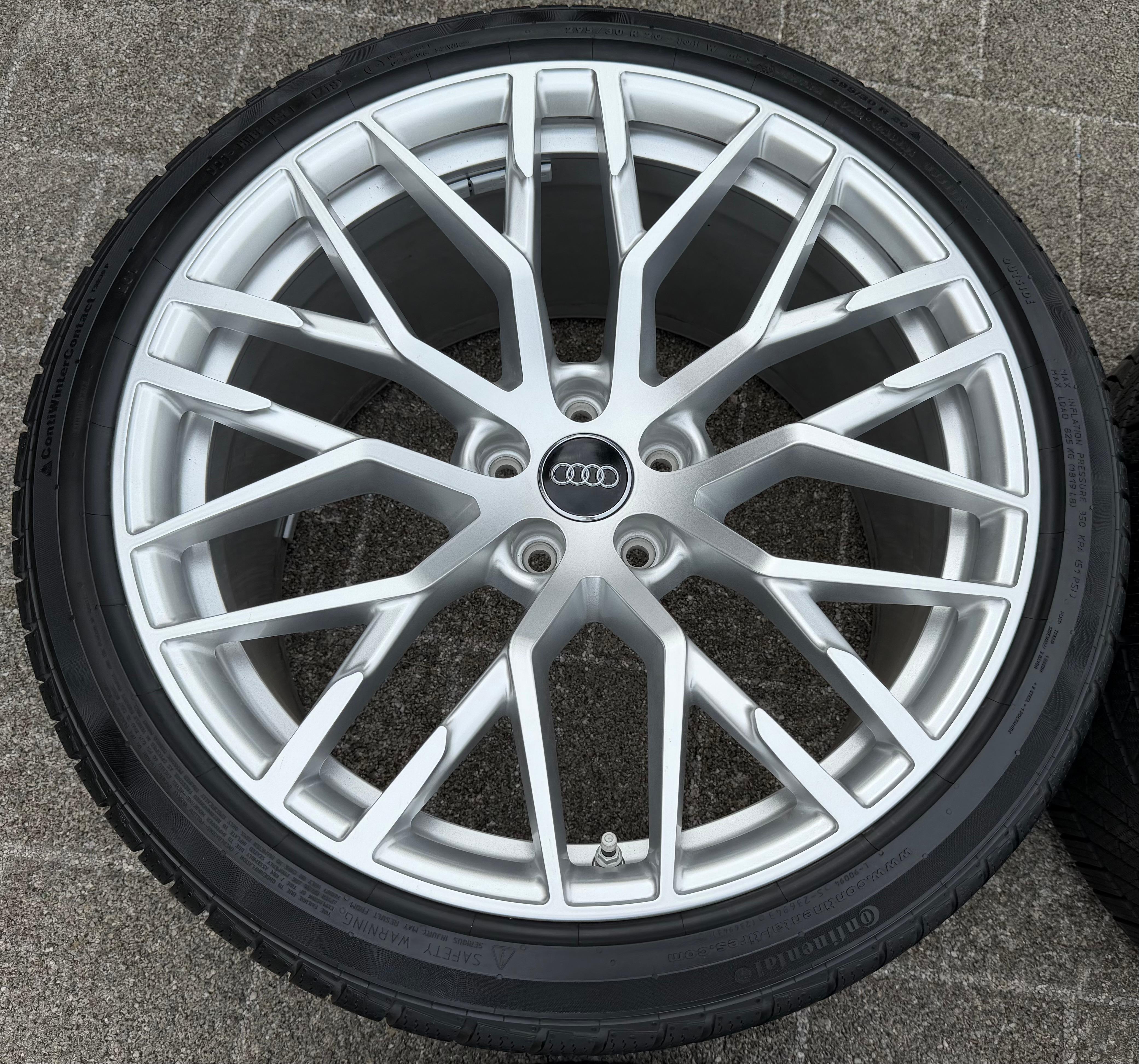 4 Original 20" Alu Winterräder Audi R8 V8 V10 4S 4S0601025G 4S0601025H Continental
