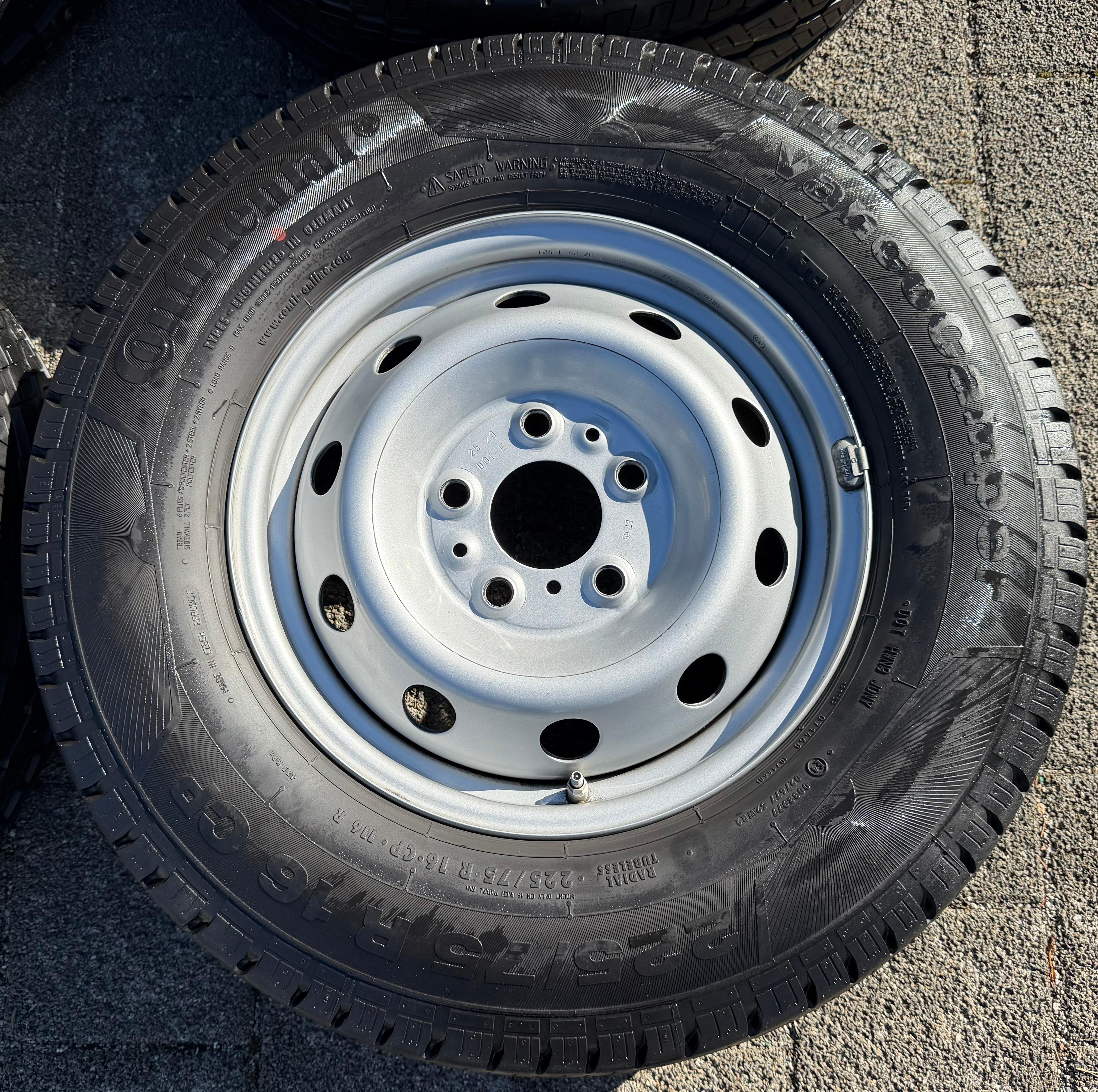 4 ruote estive Peugeot Boxer Fiat Ducato Maxi Citroen Jumper 225/75R16CP 116R RDKS