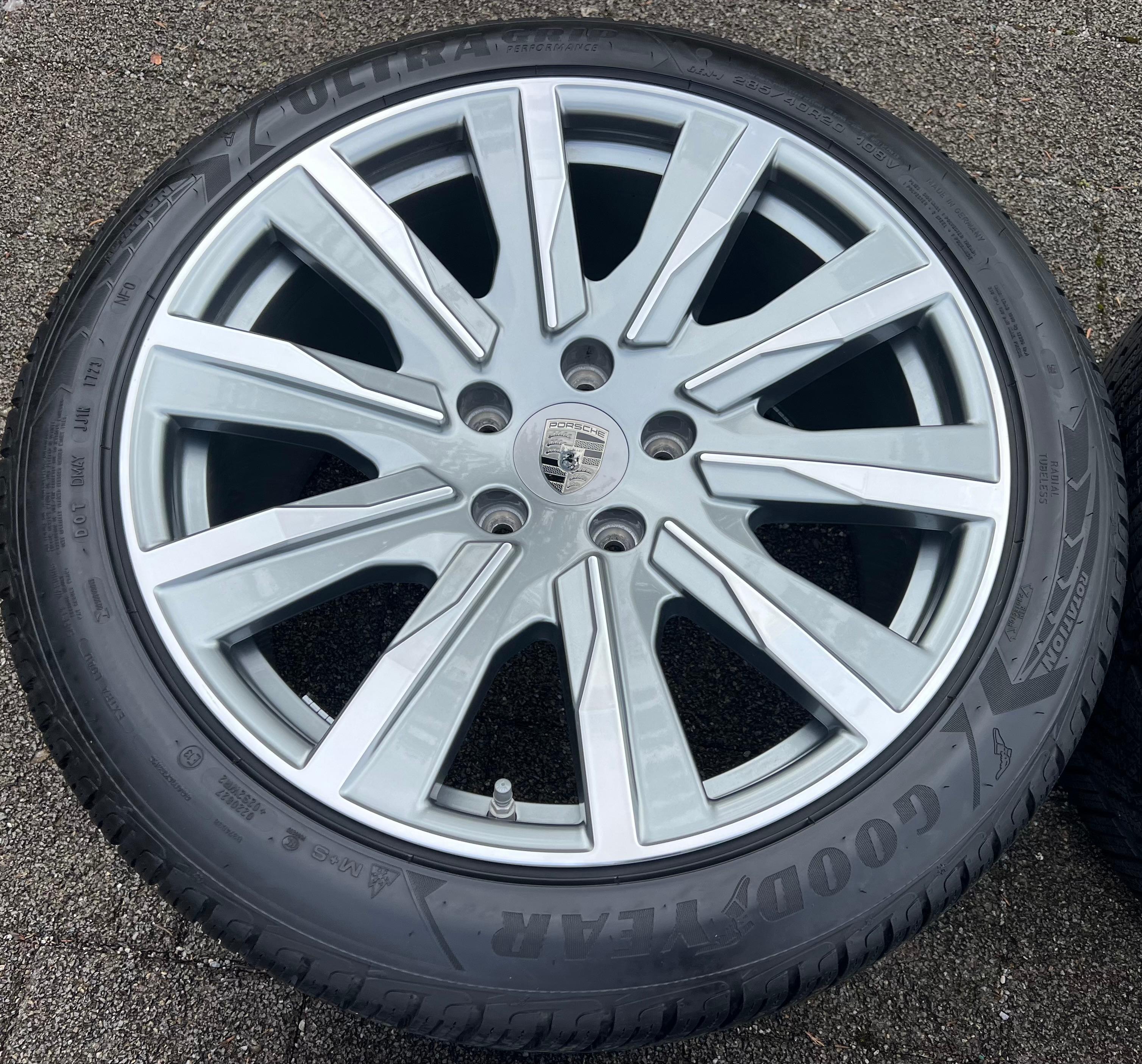 4 LLANTAS DE ALEACIÓN ORIGINALES DE 20" PARA INVIERNO PORSCHE TAYCAN TEQUIPMENT RDKS ENVÍO GRATUITO